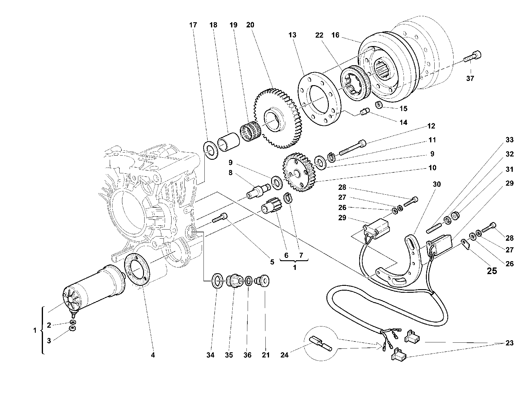 Générateur - moteur démarrage