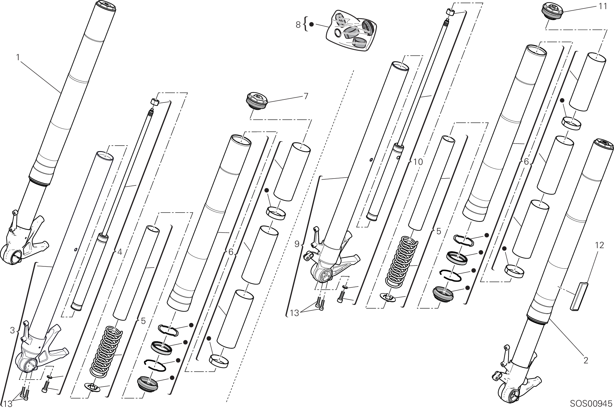 Fourche avant