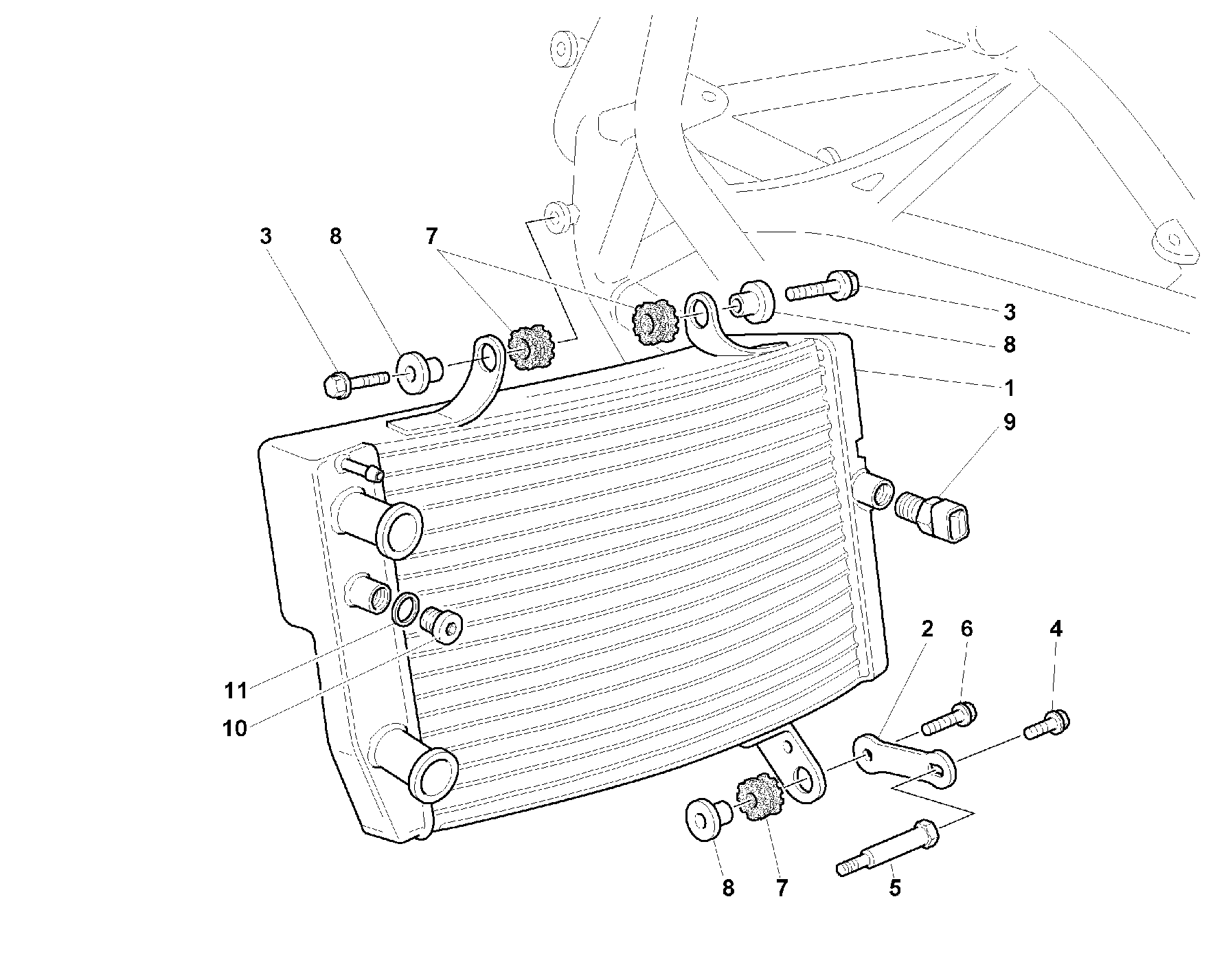 Radiateur d'eau