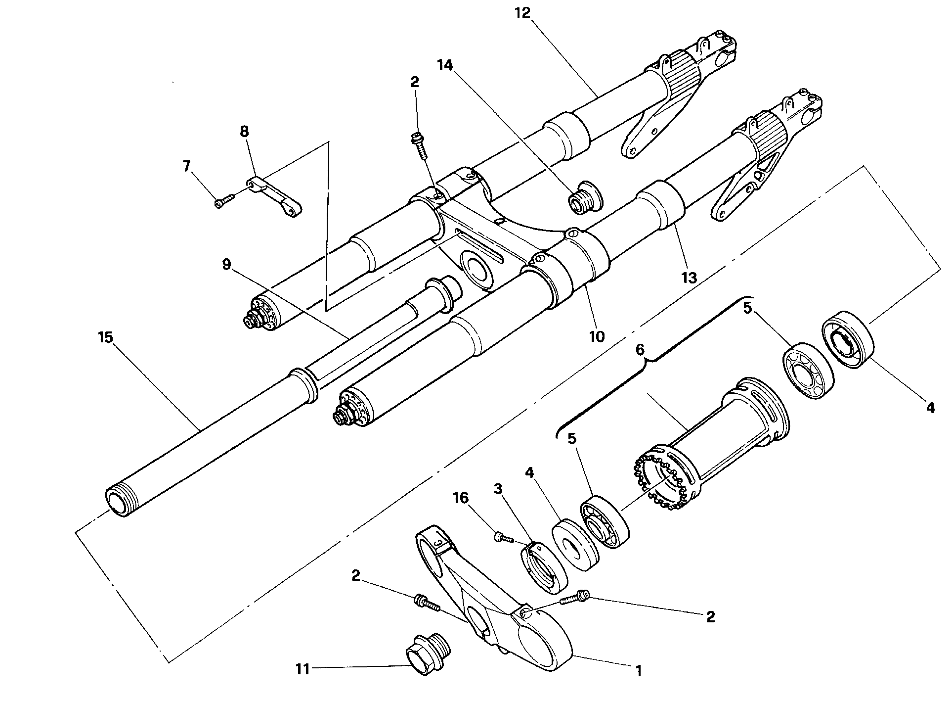 Fourche avant