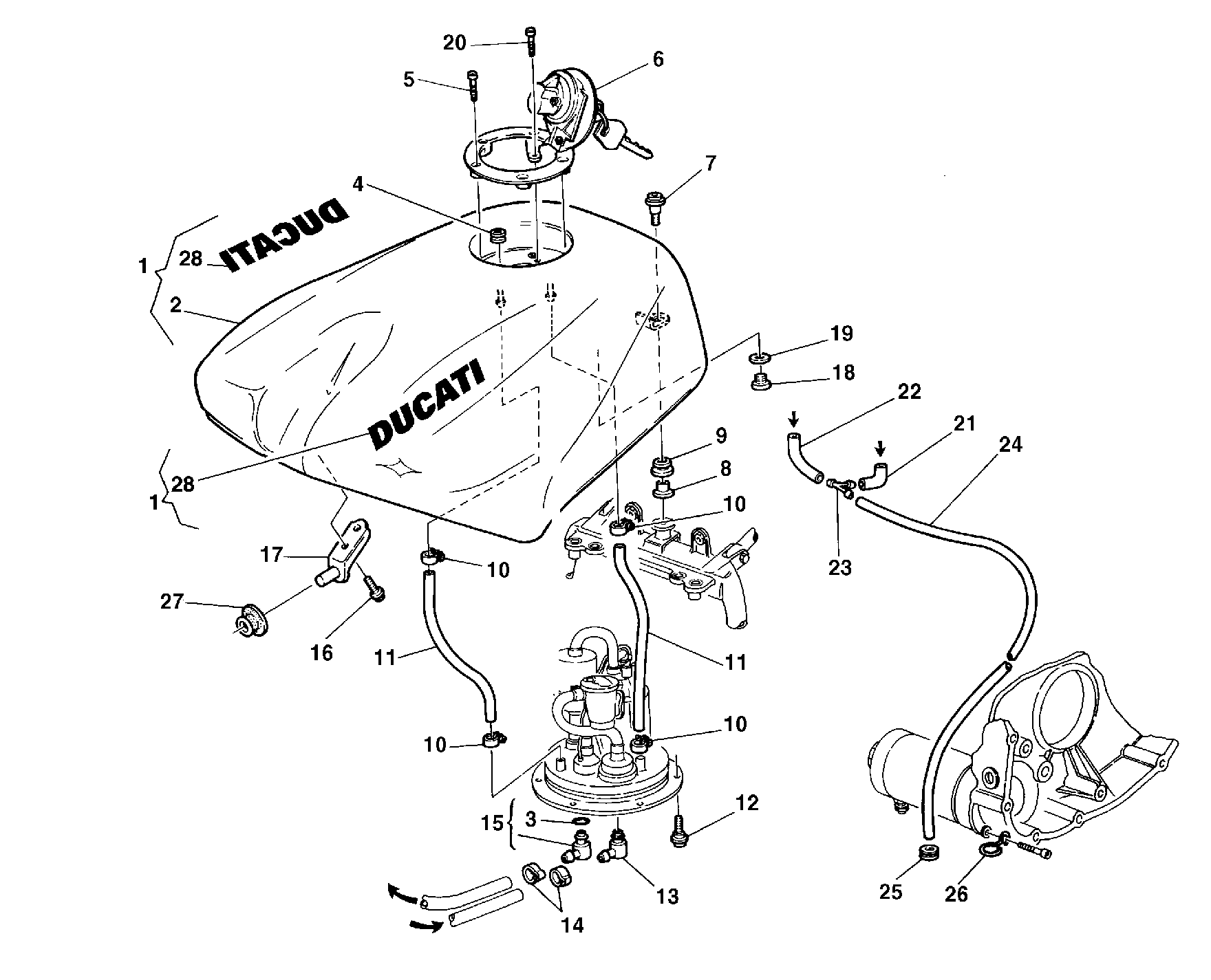 Réservoir carburant