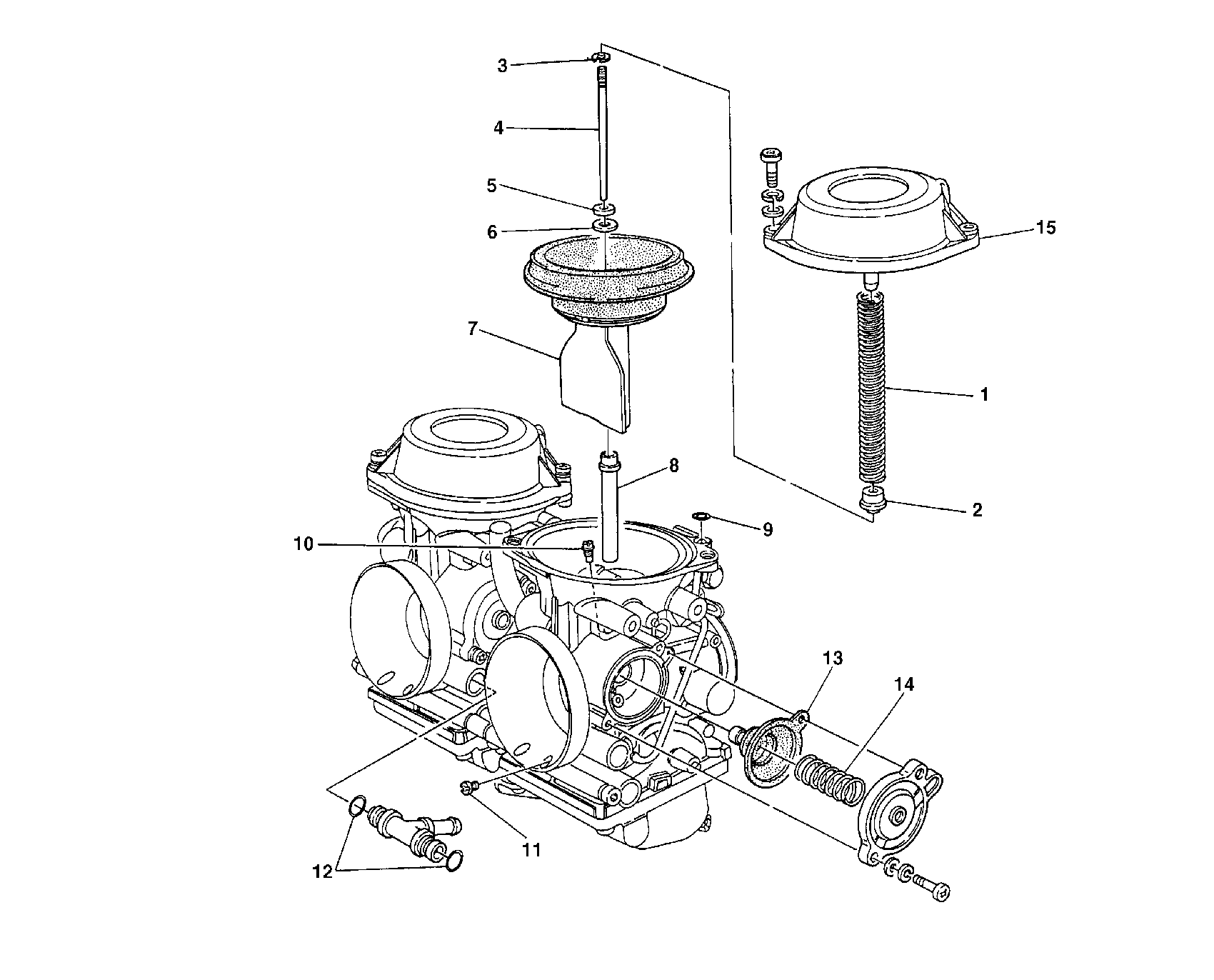 Pieces de rechange carburateur