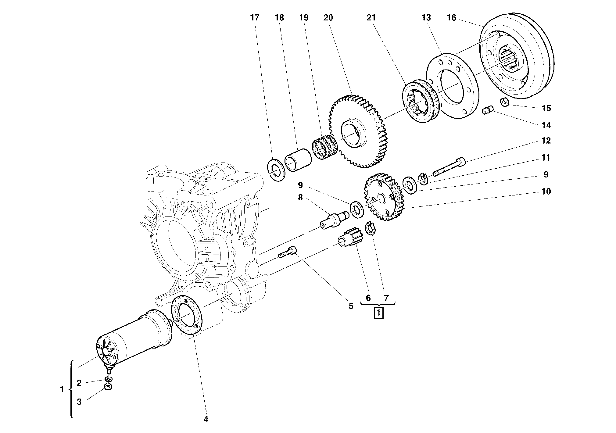 Générateur - moteur démarrage
