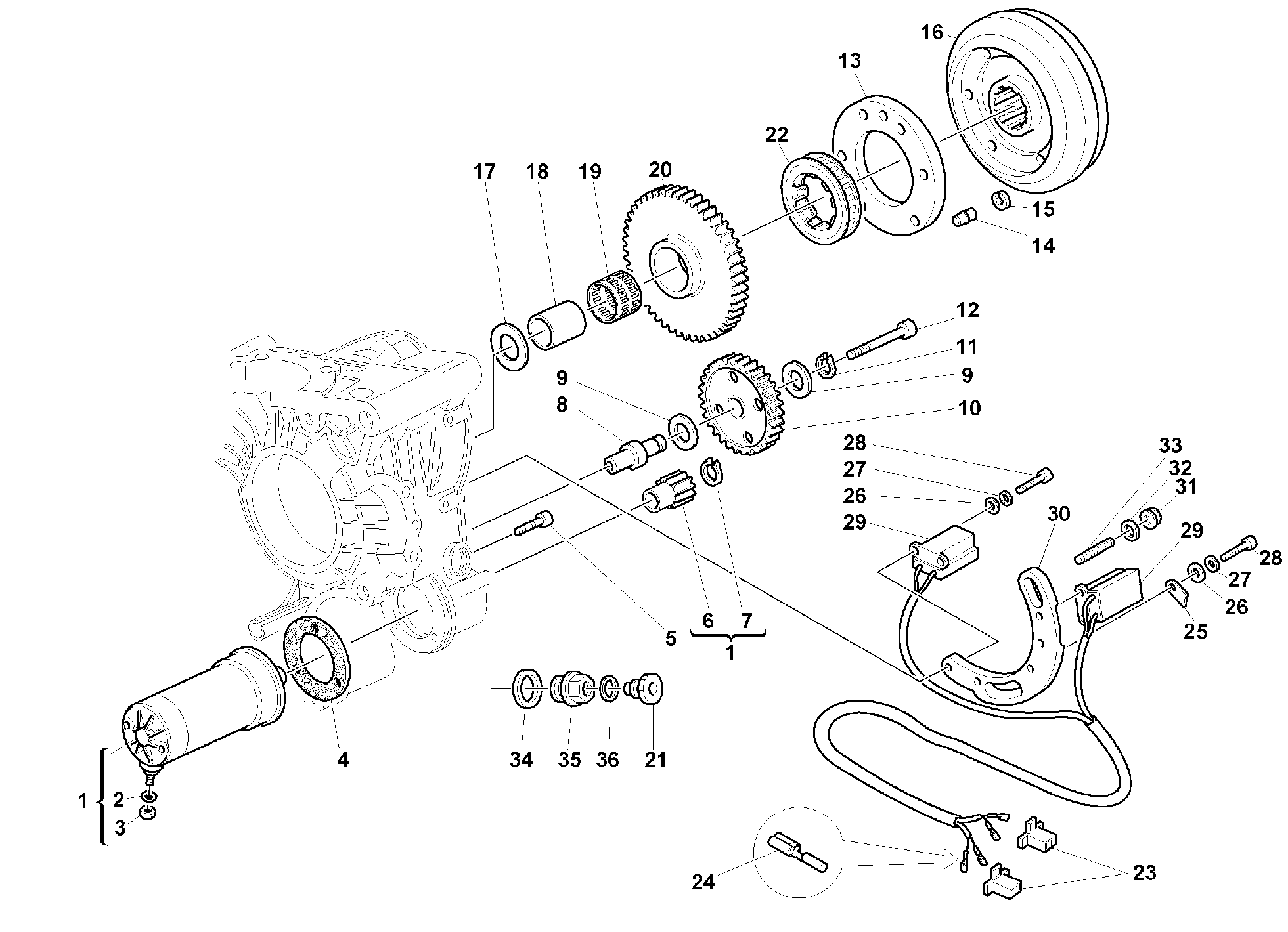 Générateur - moteur démarrage