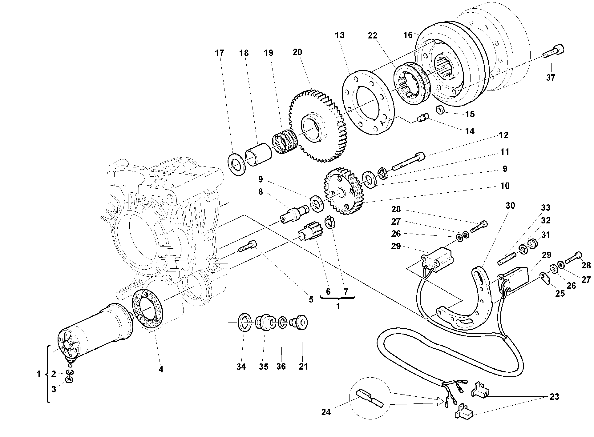 Générateur - moteur démarrage