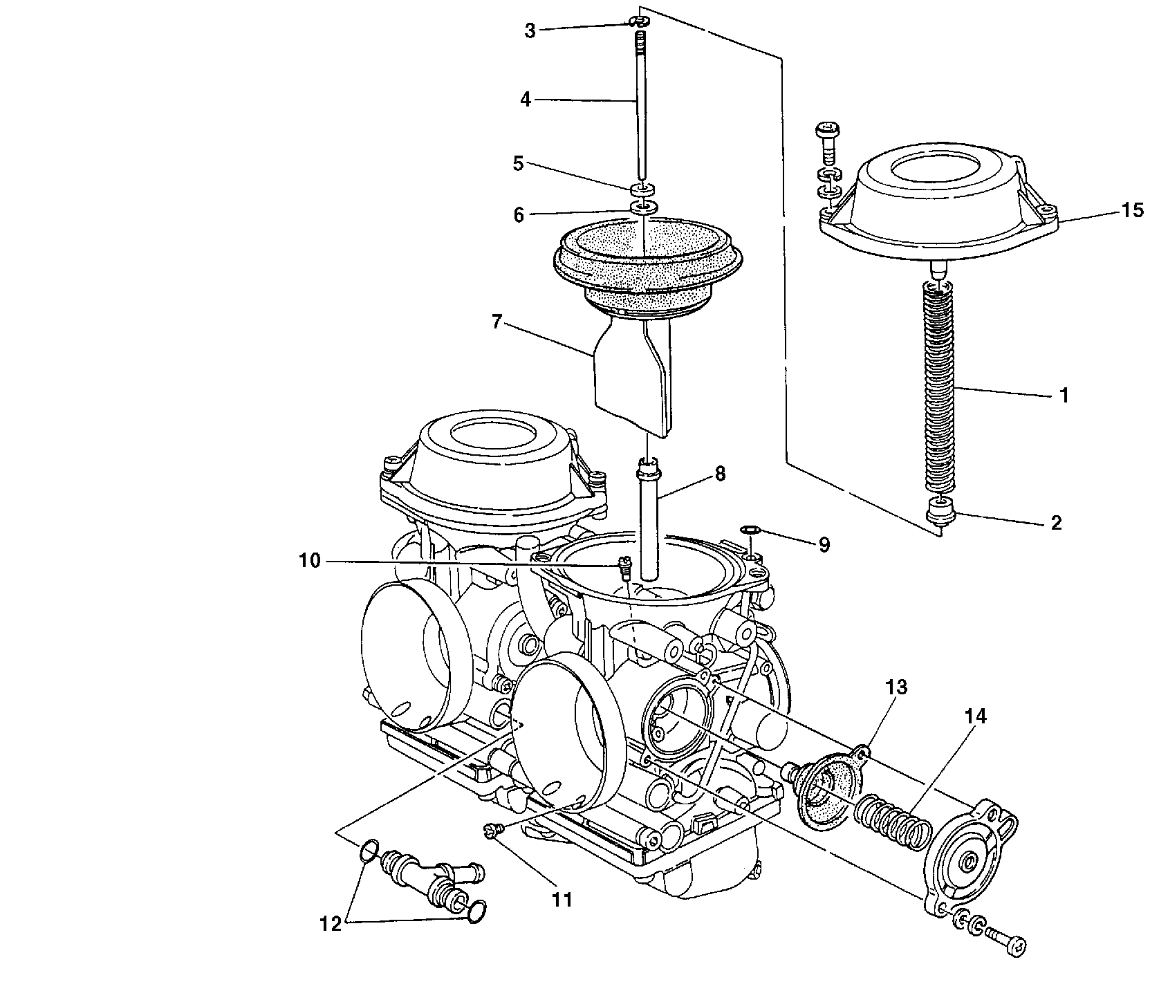 Pieces de rechange carburateur