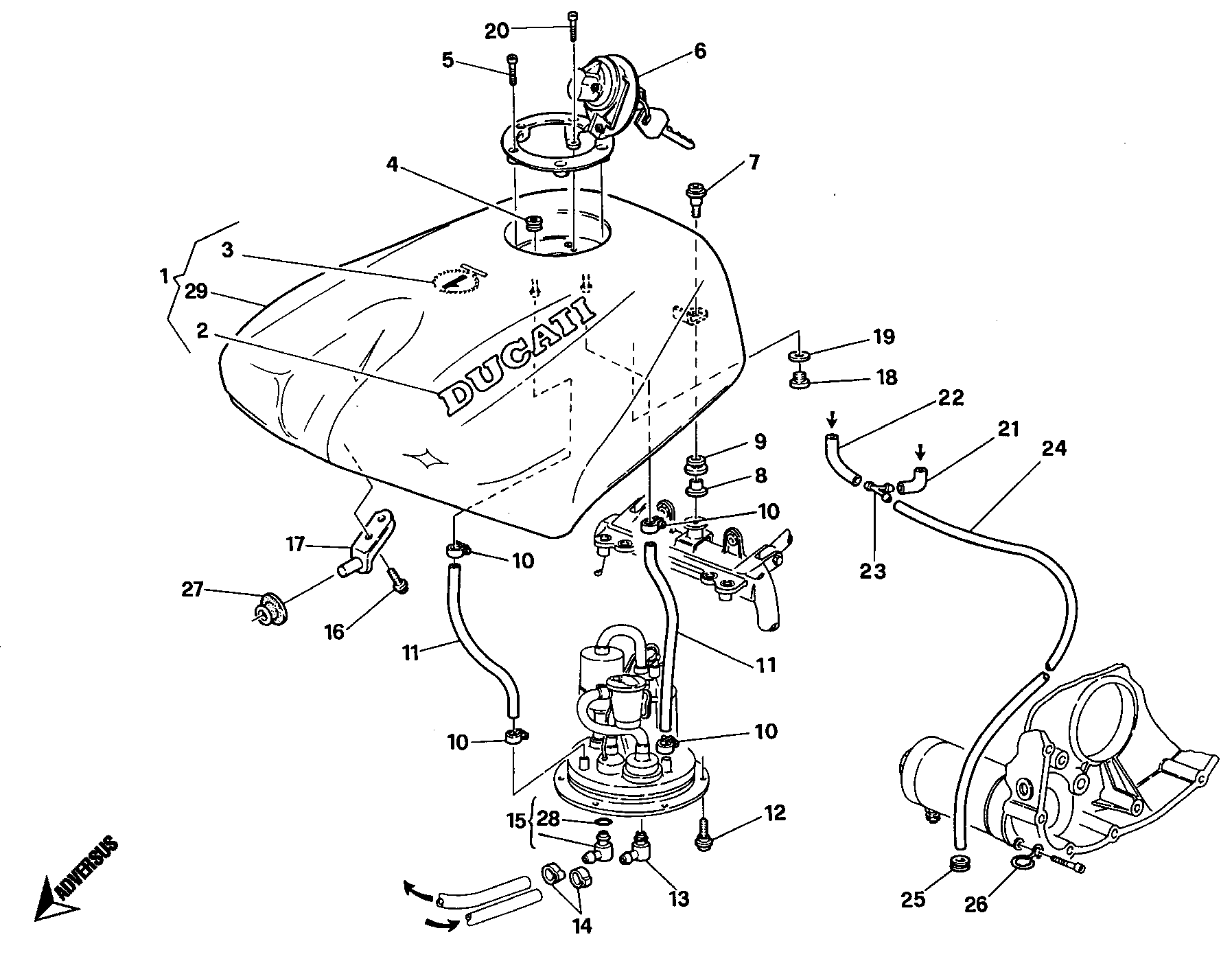 Réservoir carburant