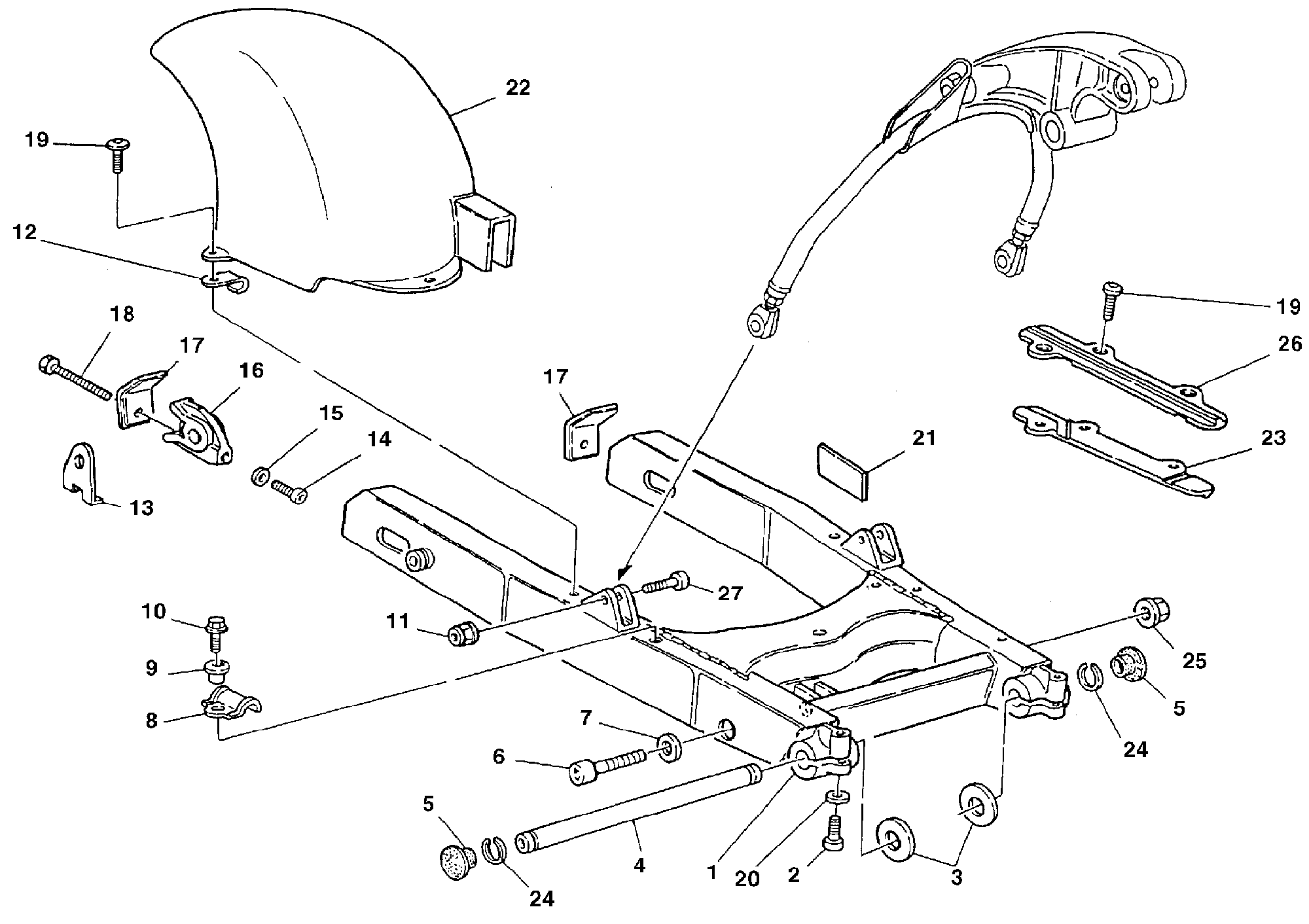 Bras oscillant