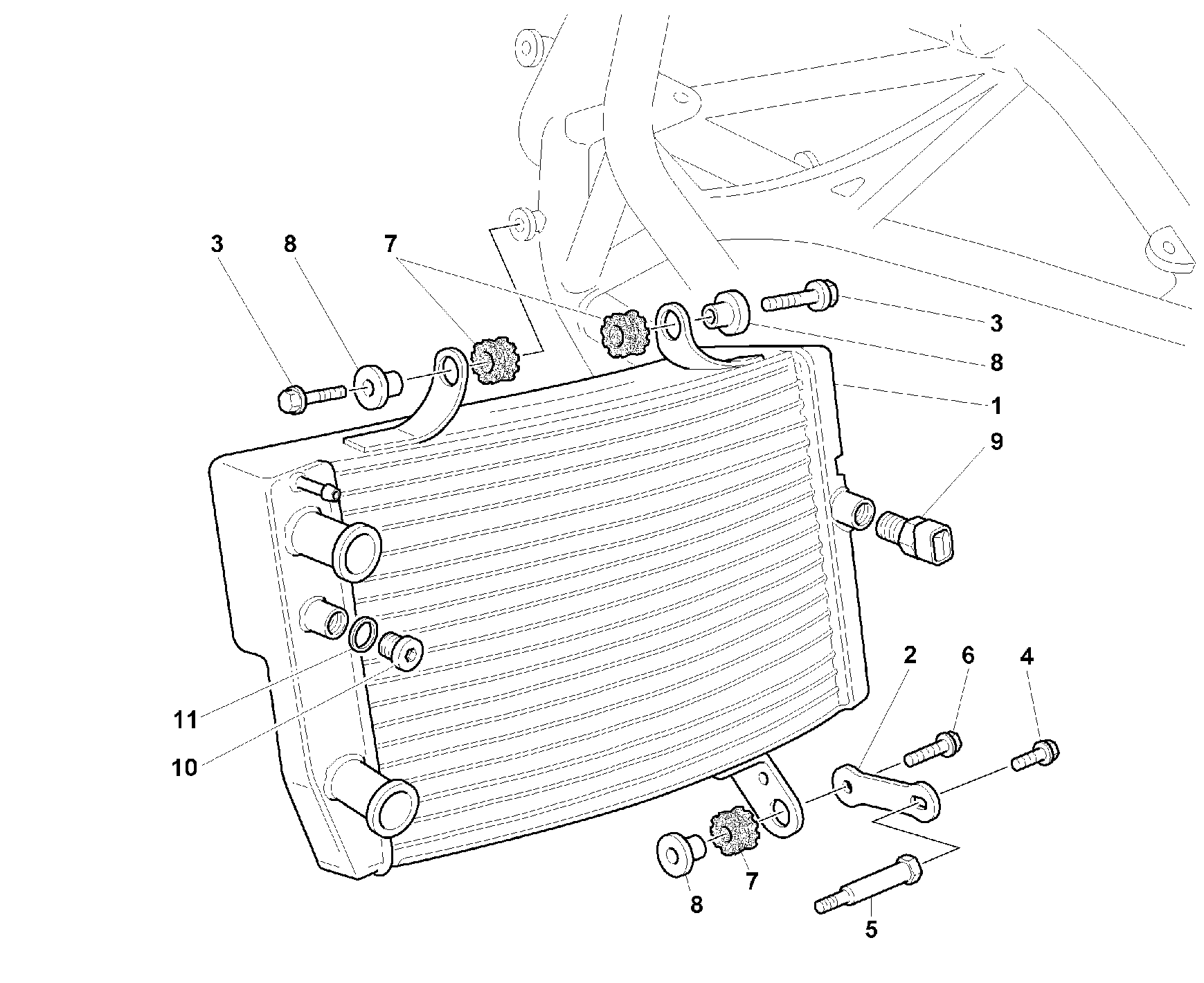 Radiateur d'eau