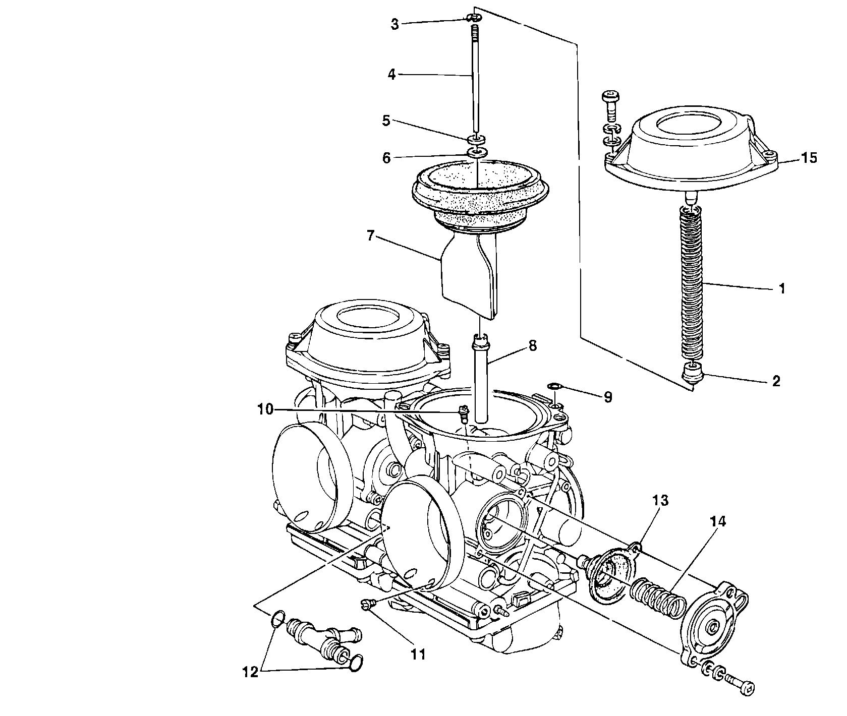 Pieces de rechange carburateur