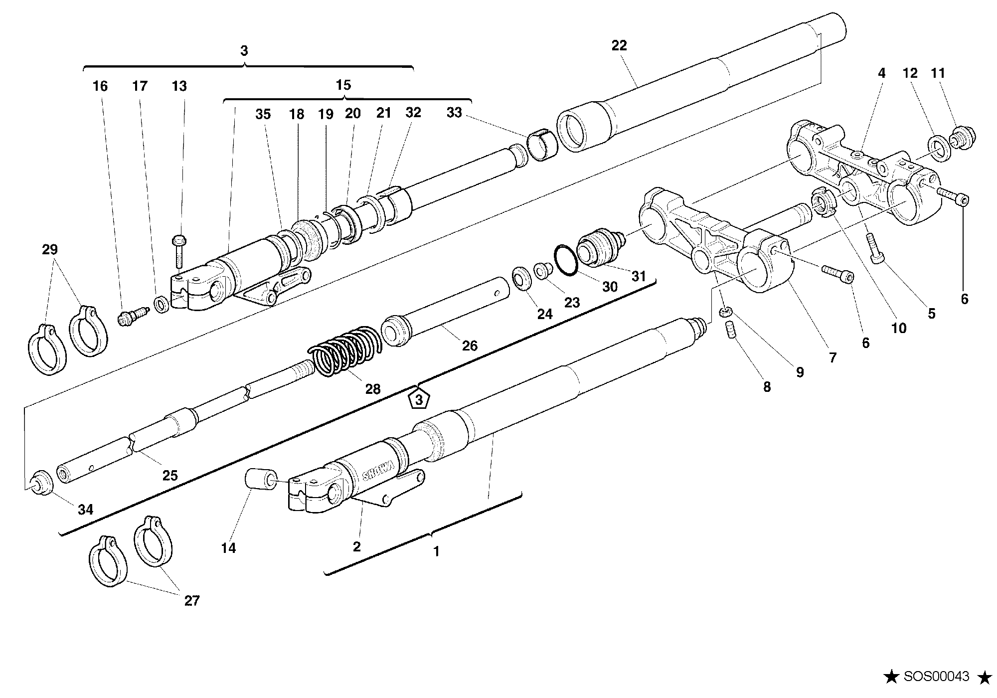Fourche avant