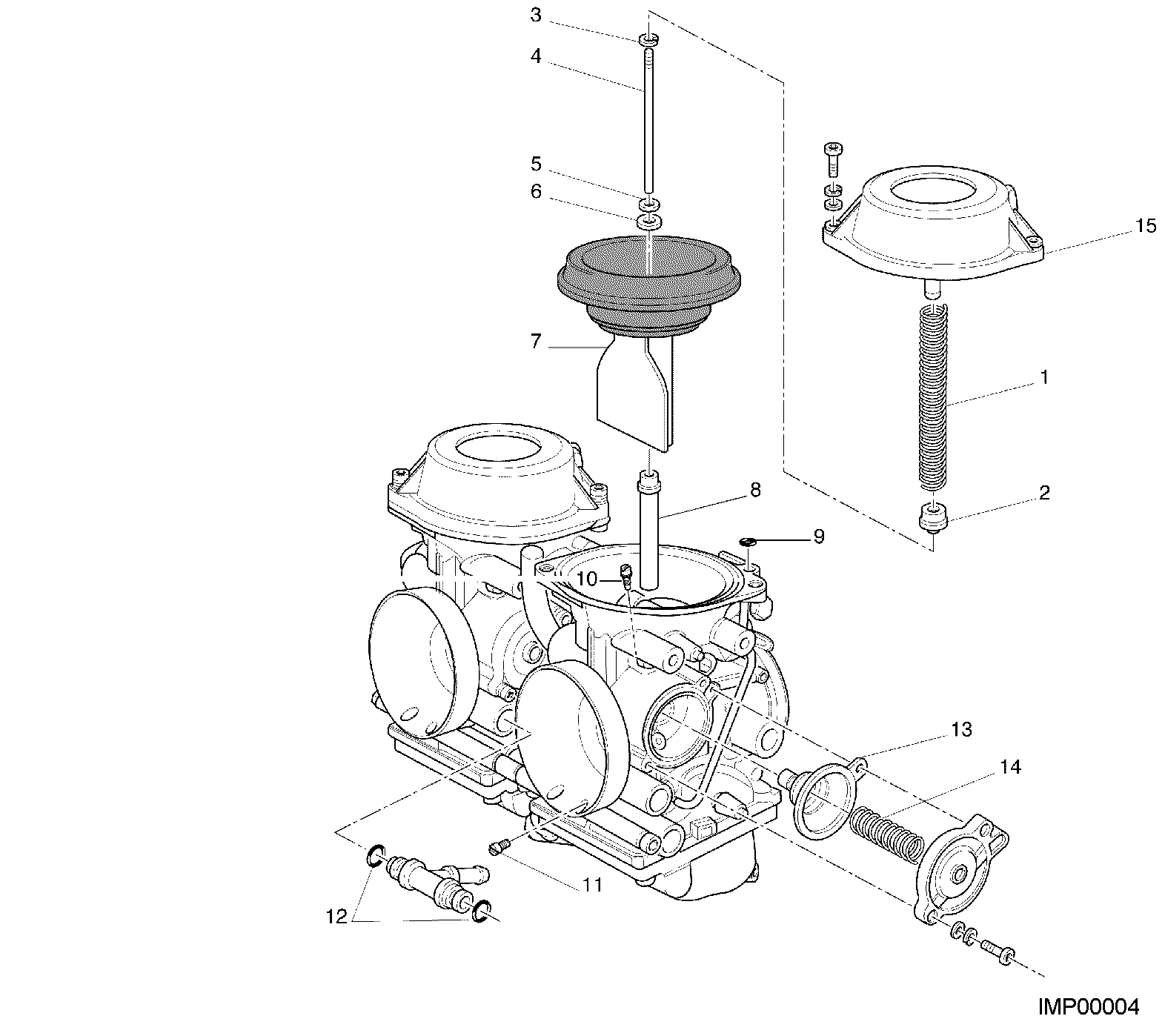 Pieces de rechange carburateur