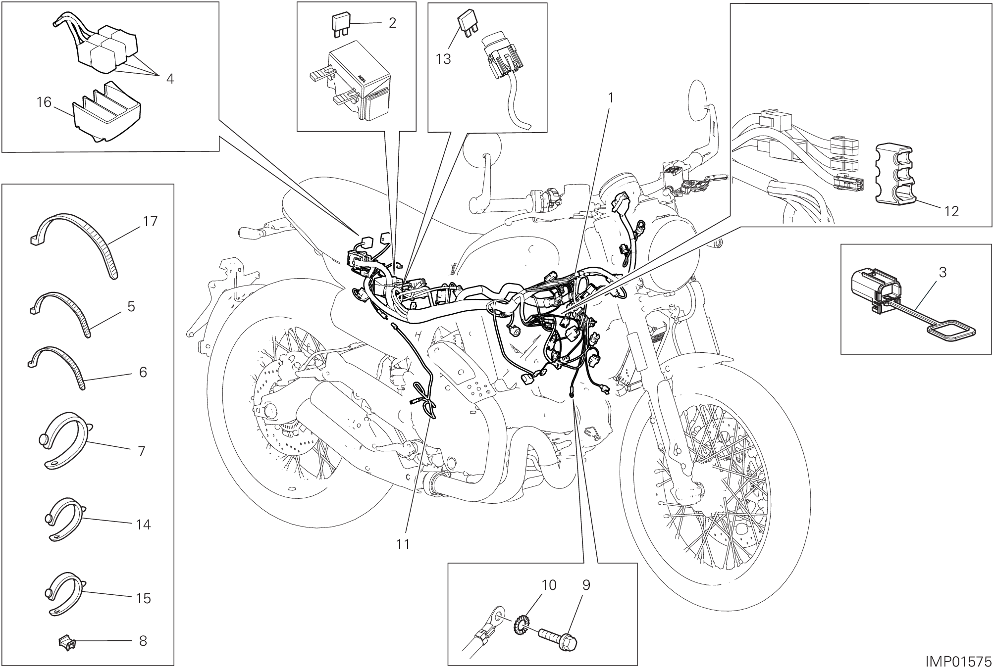 Circuit électrique vehicule