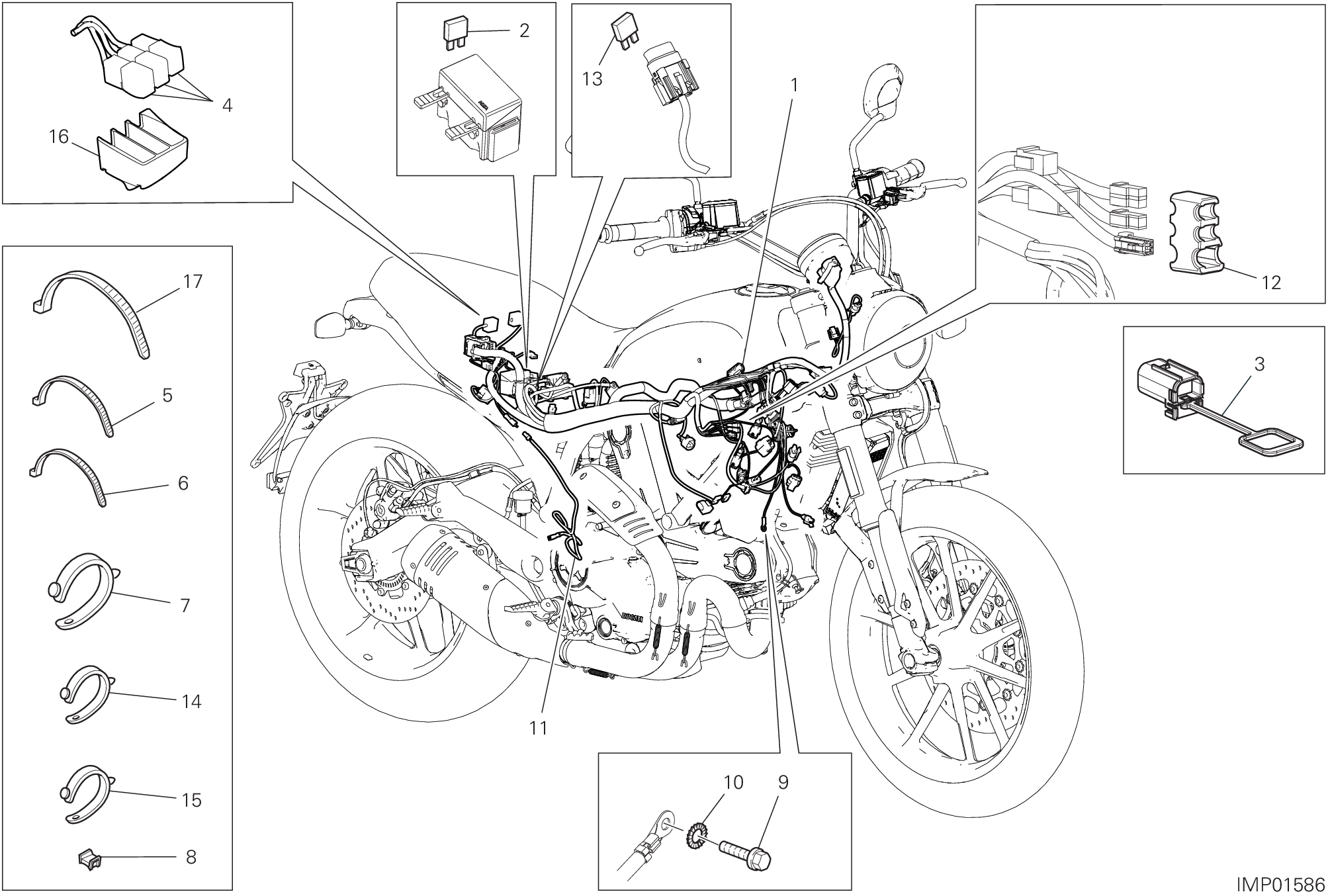 Circuit électrique vehicule