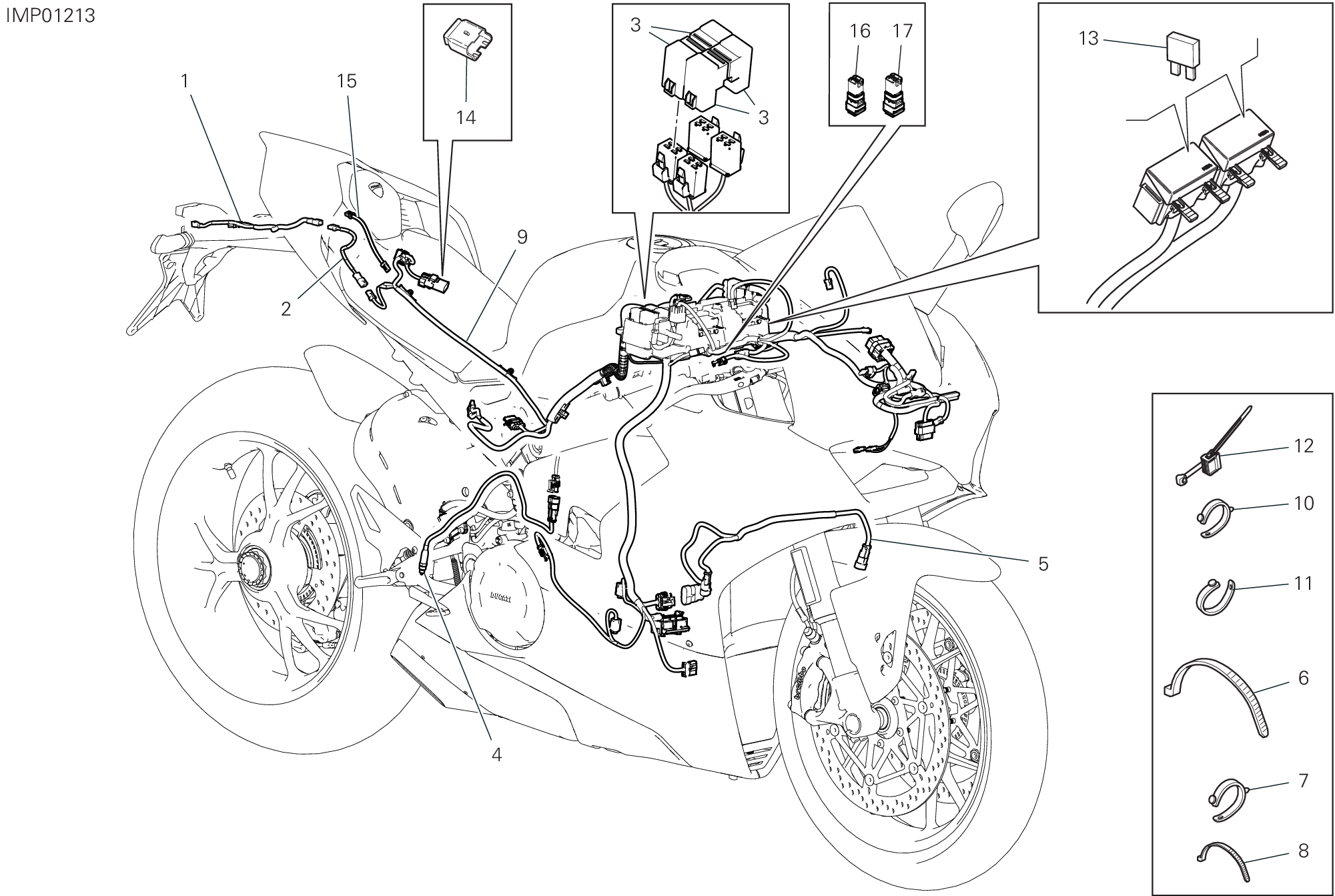 Circuit électrique vehicule