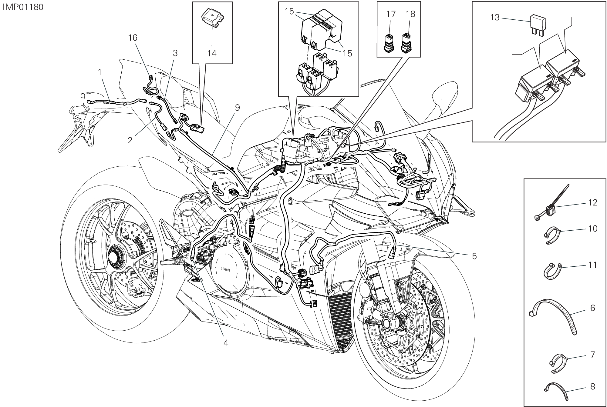 Circuit électrique vehicule