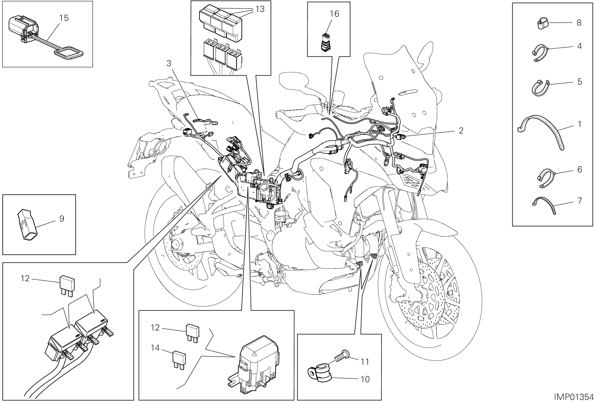 Circuit électrique vehicule