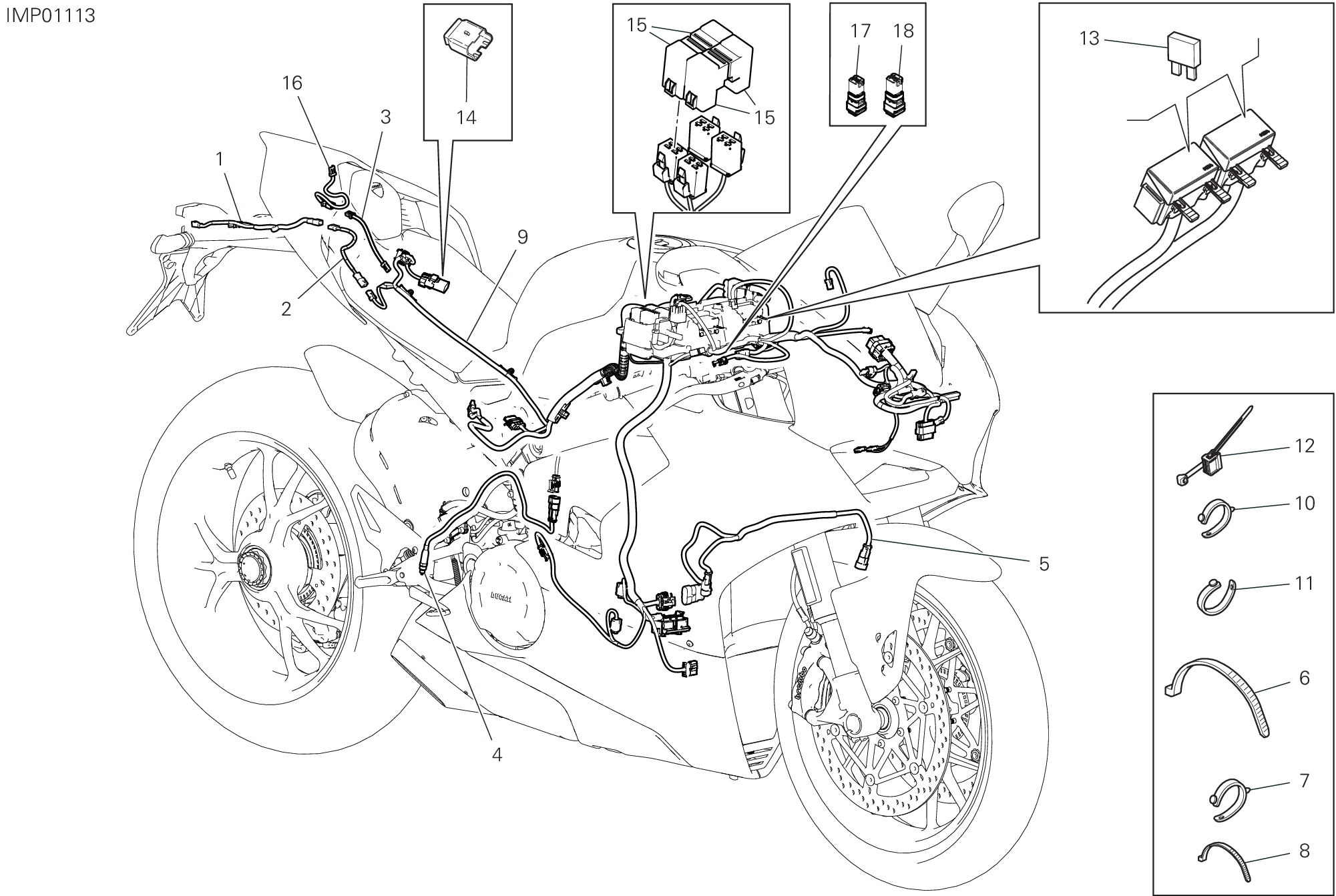 Circuit électrique vehicule