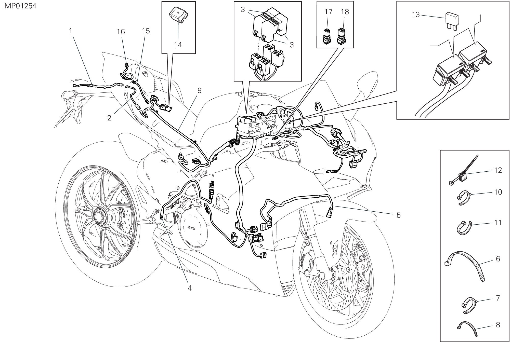 Circuit électrique vehicule