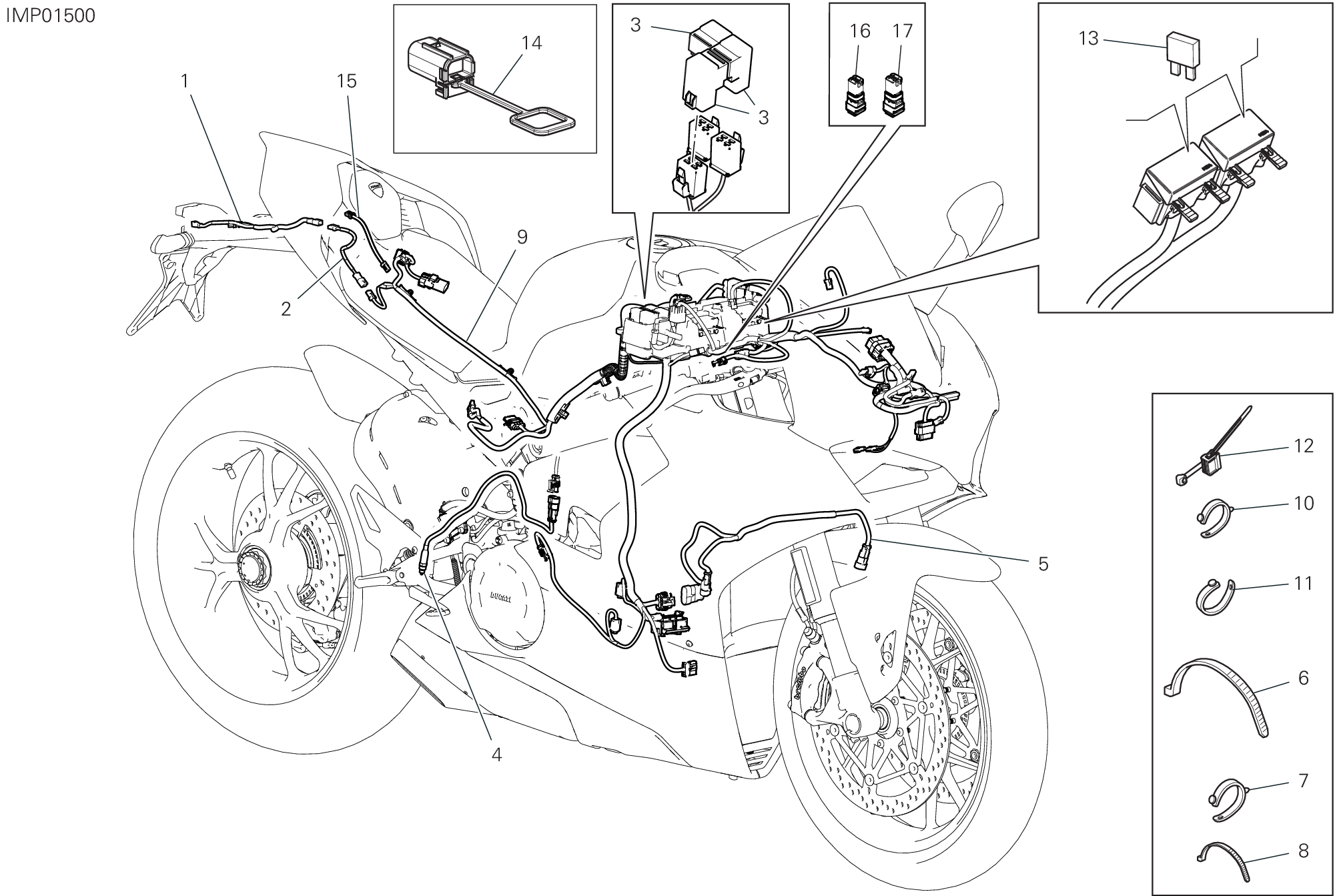 Circuit électrique vehicule