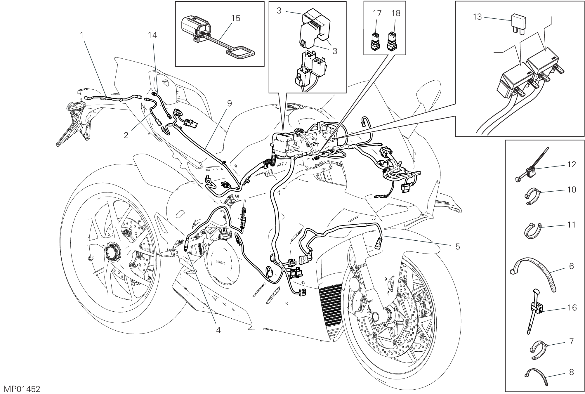 Circuit électrique vehicule