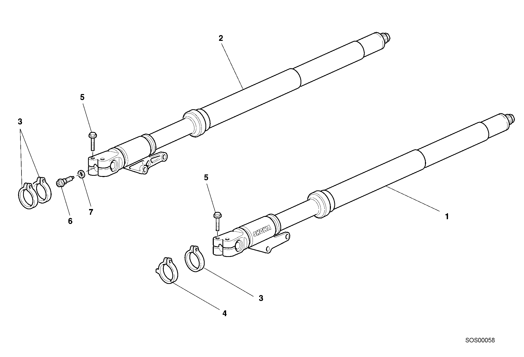 Fourche avant