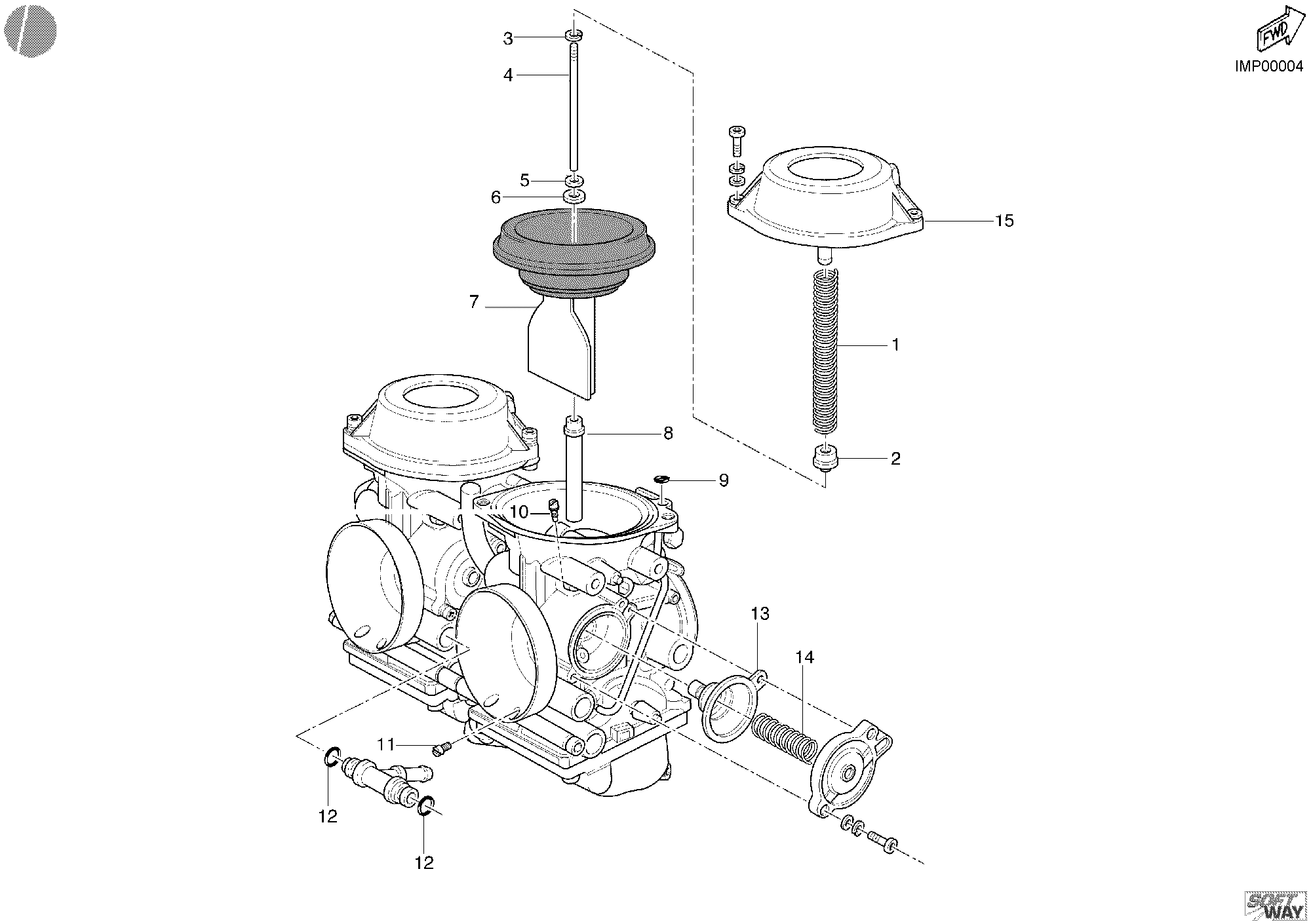 Pieces de rechange carburateur