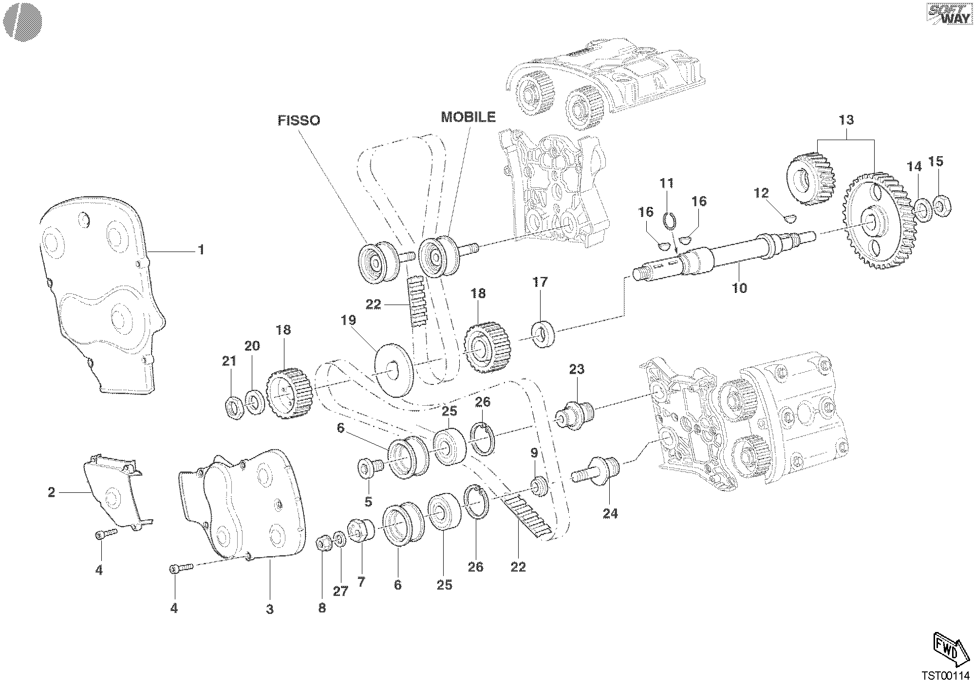Courroie distribution
