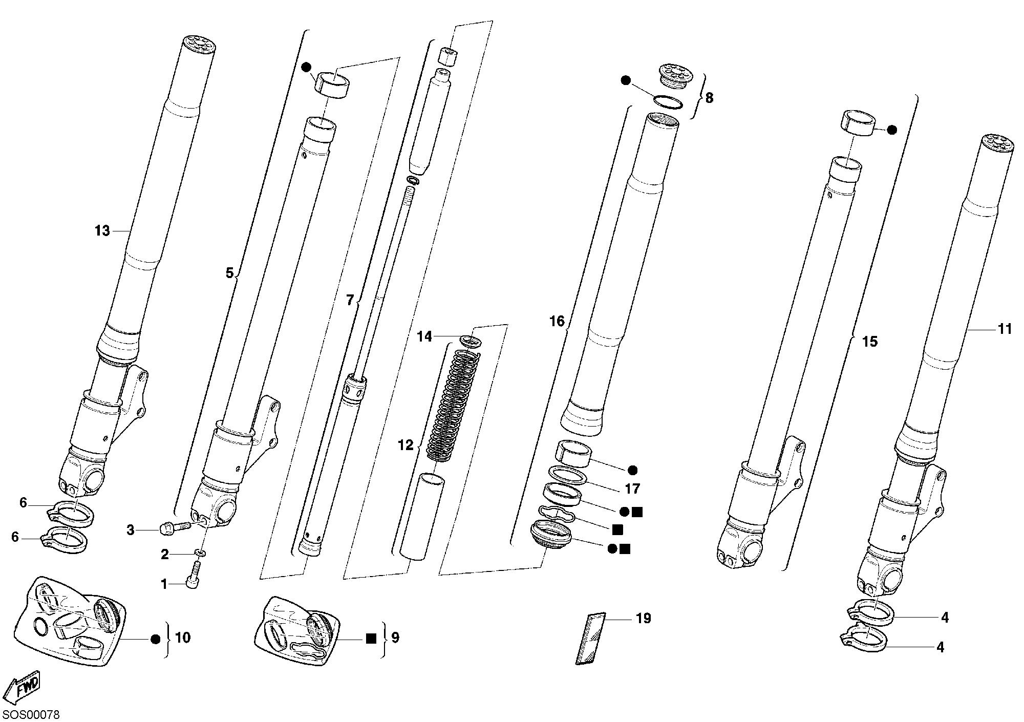 Fourche avant