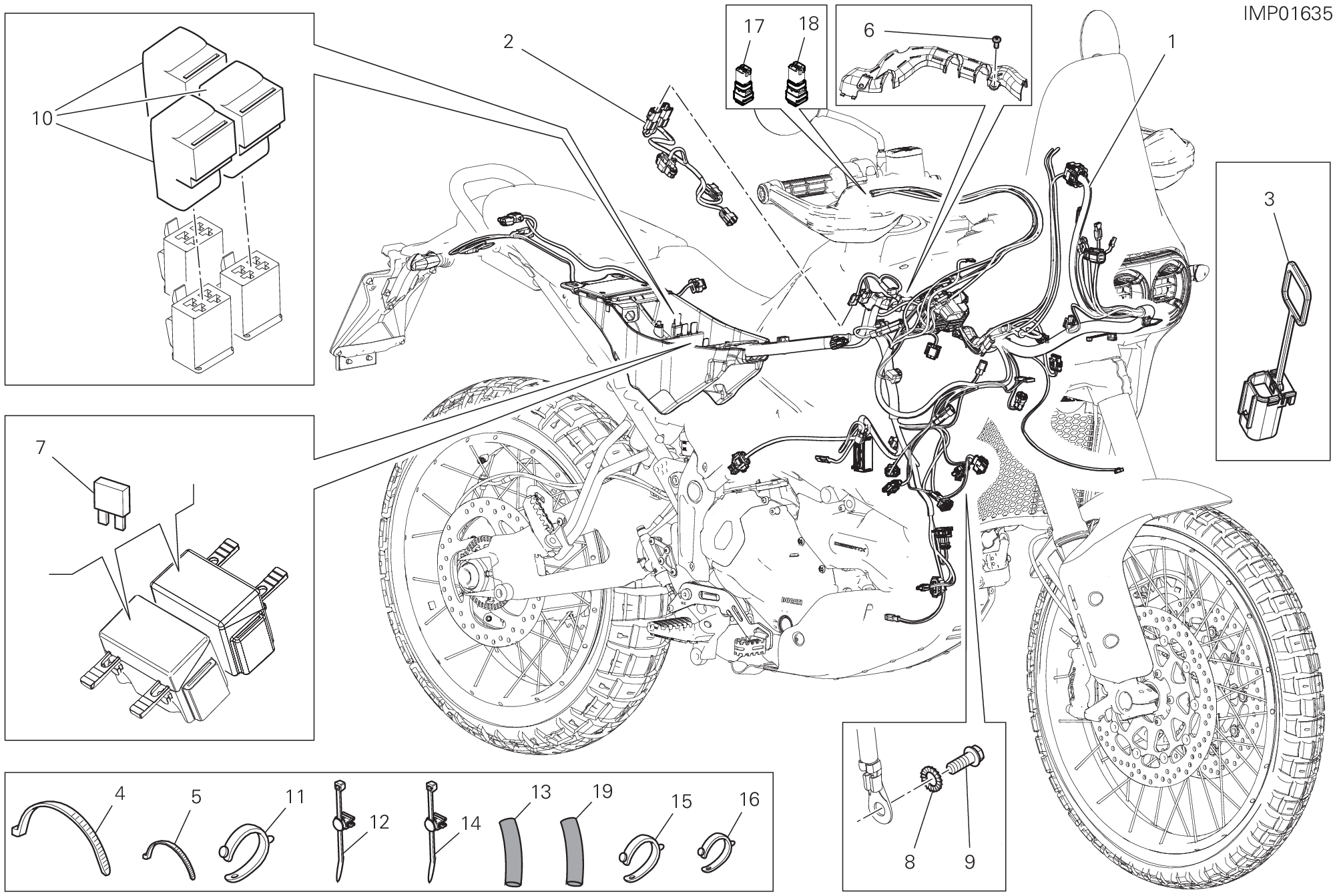 Circuit électrique vehicule