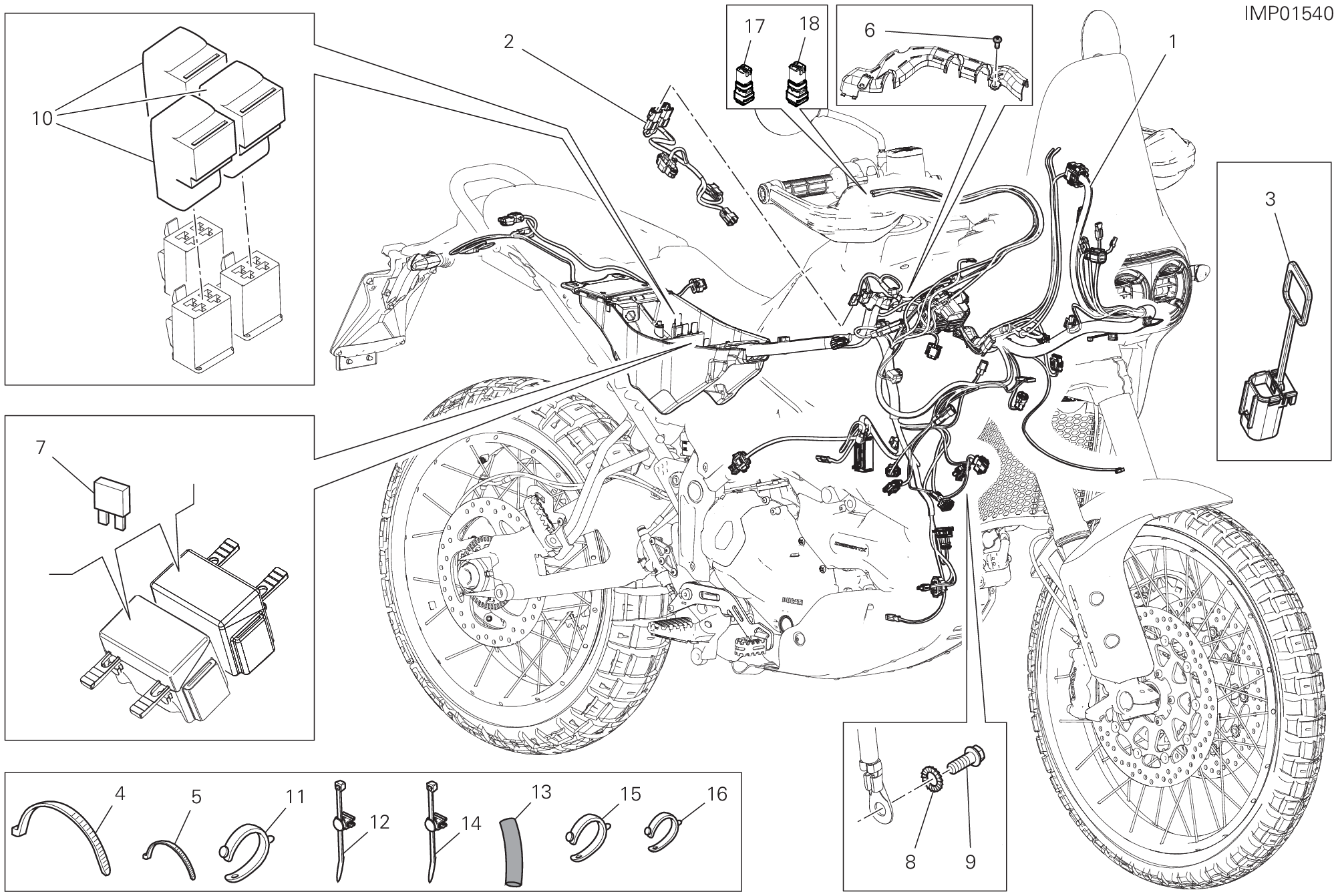 Circuit électrique vehicule
