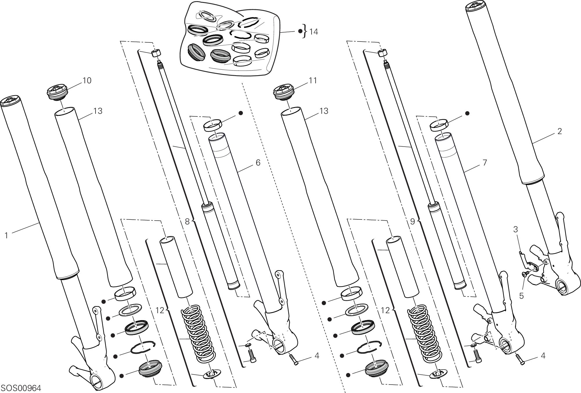 Fourche avant