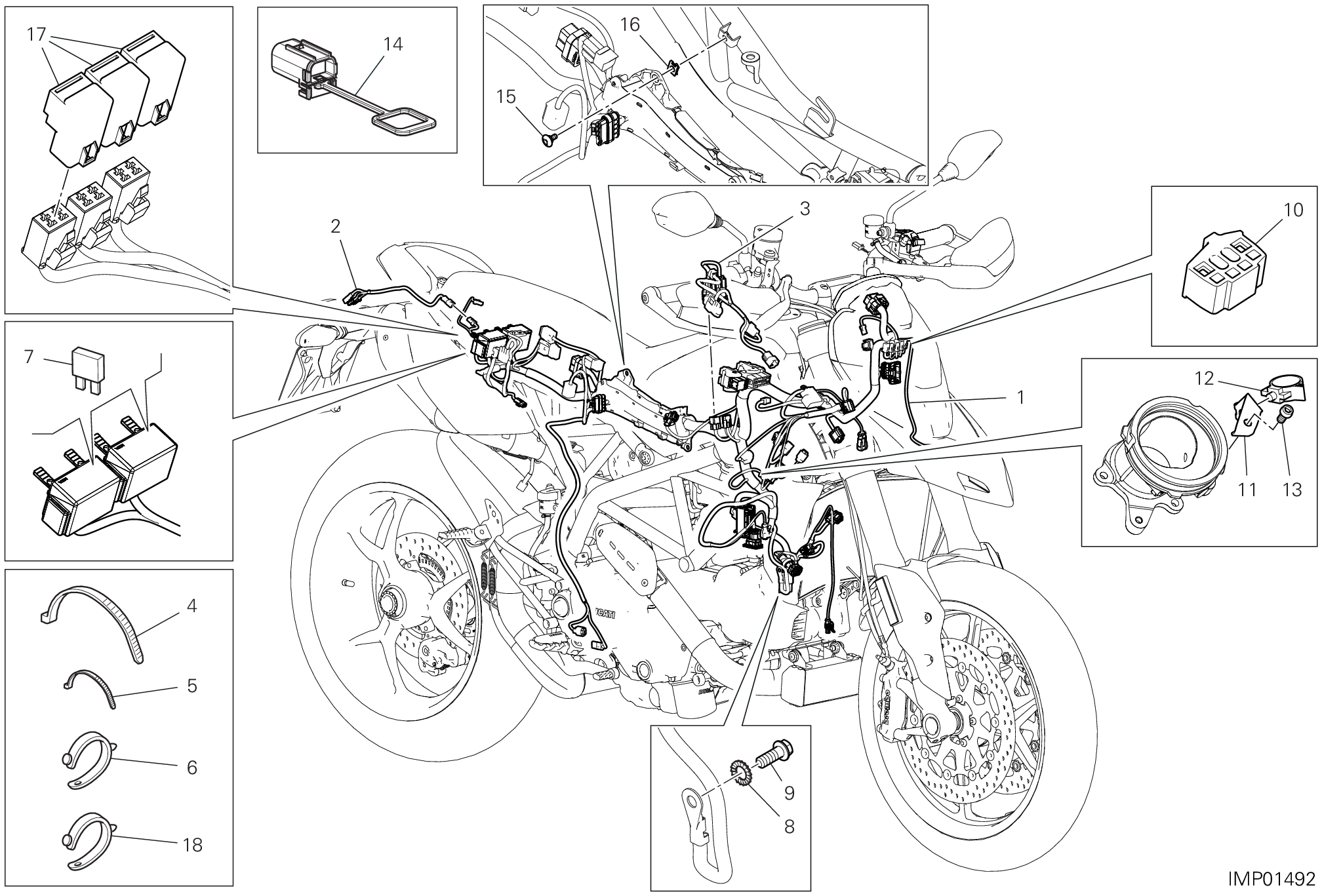 Circuit électrique vehicule
