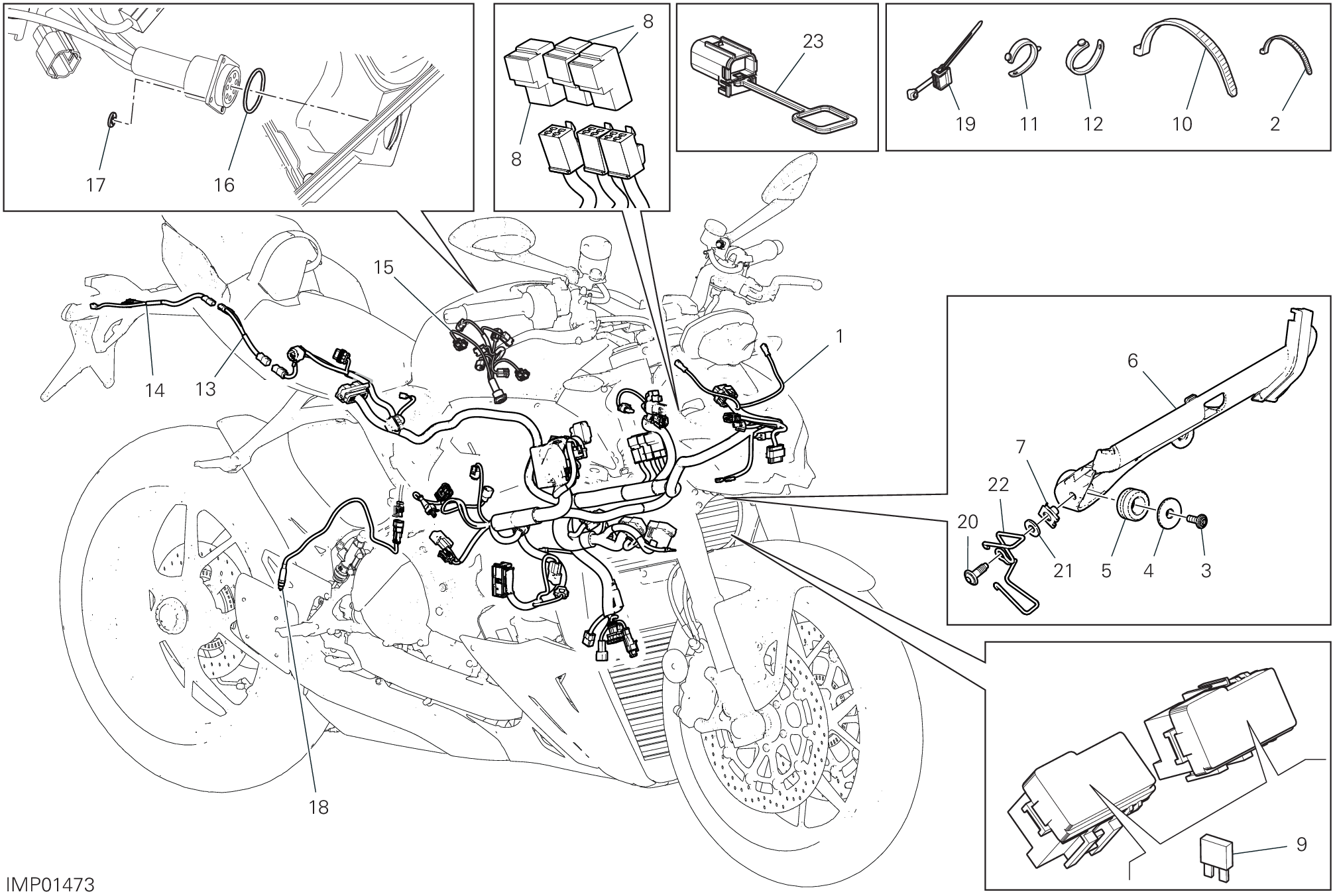 Circuit électrique vehicule