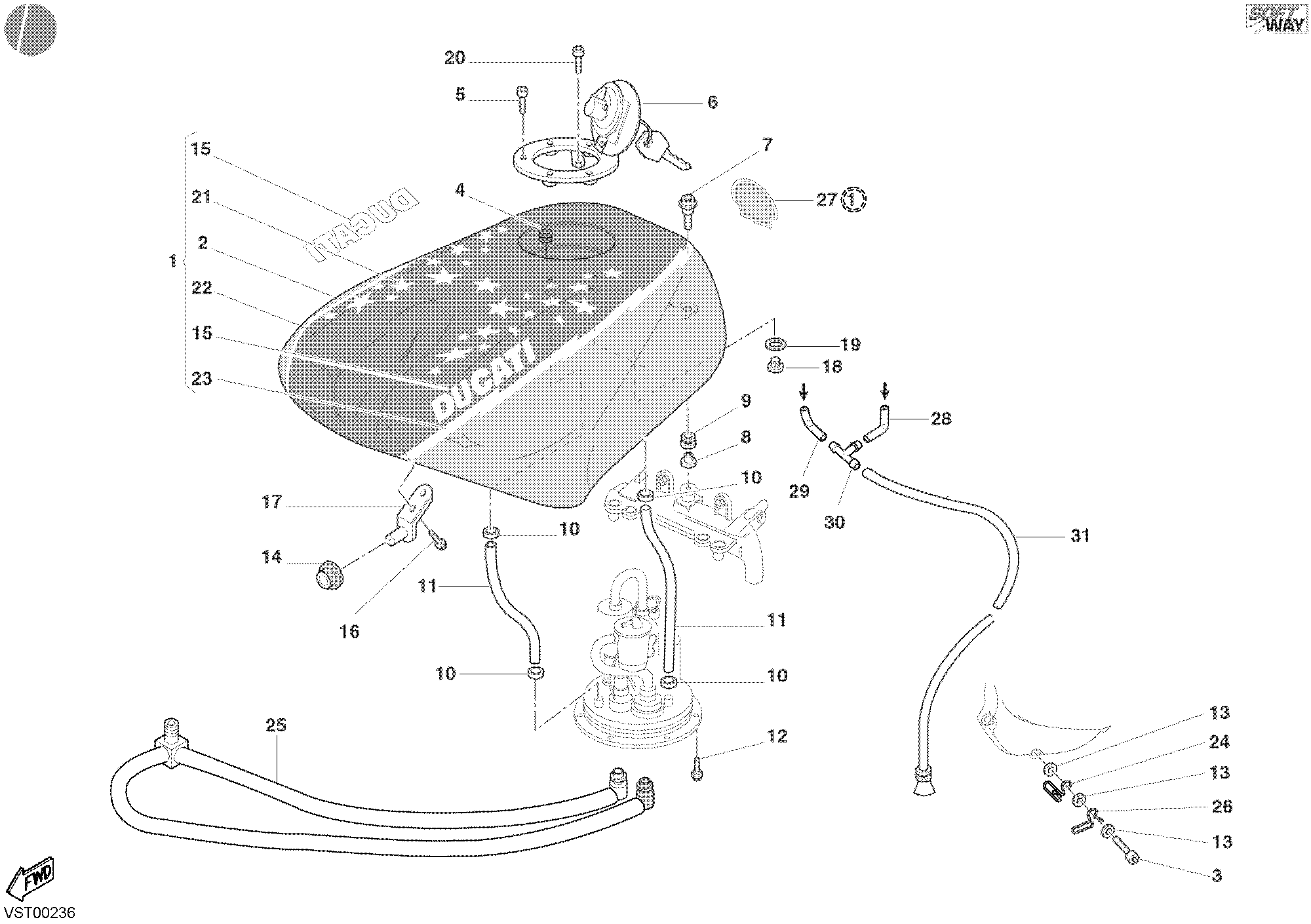 Réservoir carburant bostrom
