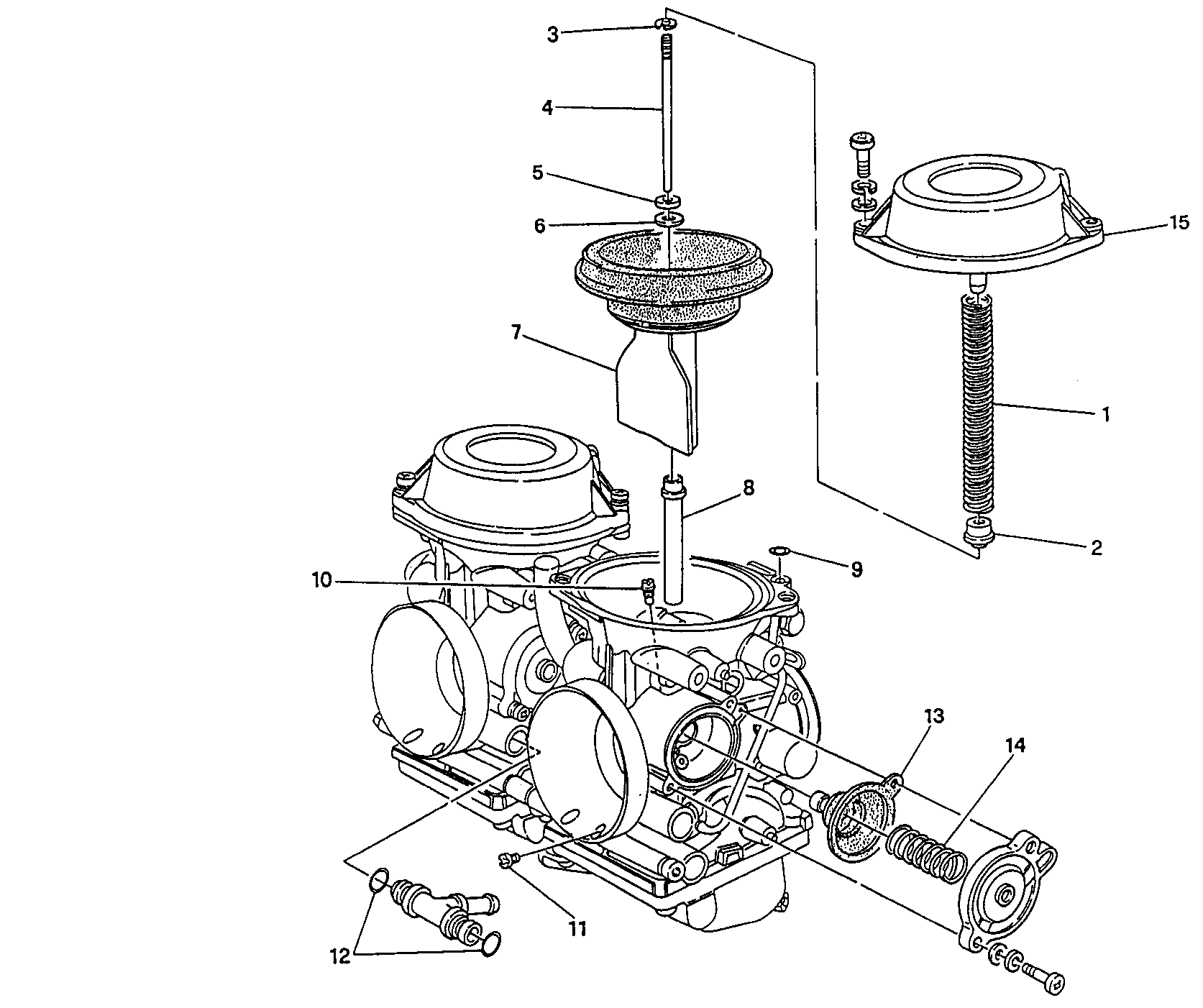 Pieces de rechange carburateur