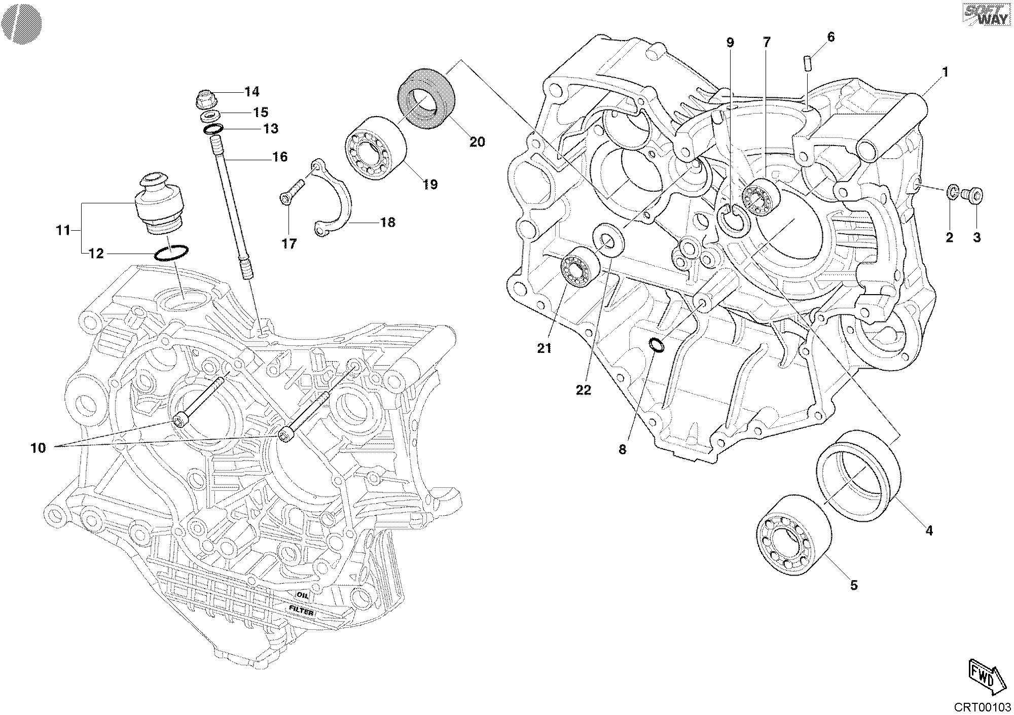 Carter moteur