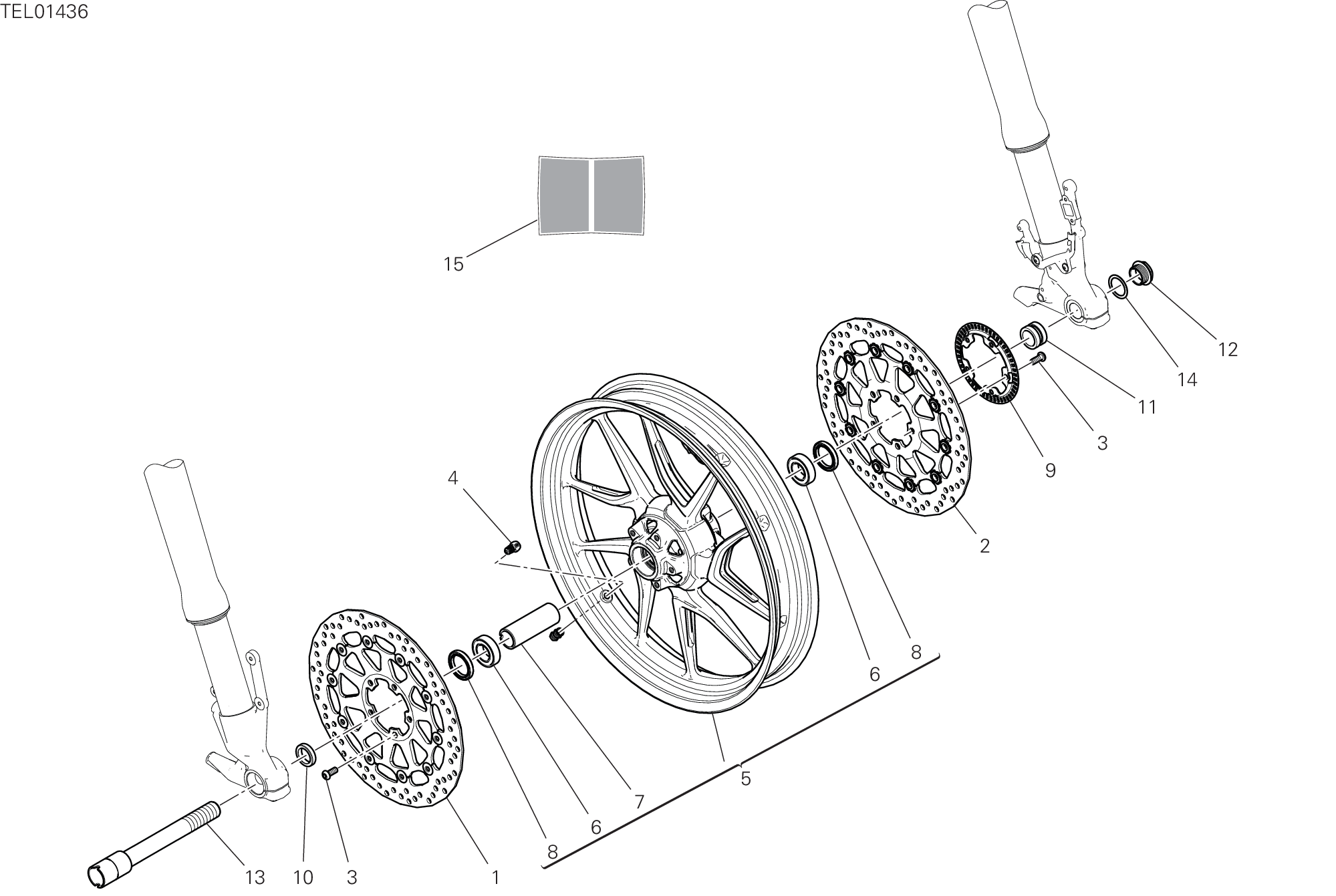 Roue avant