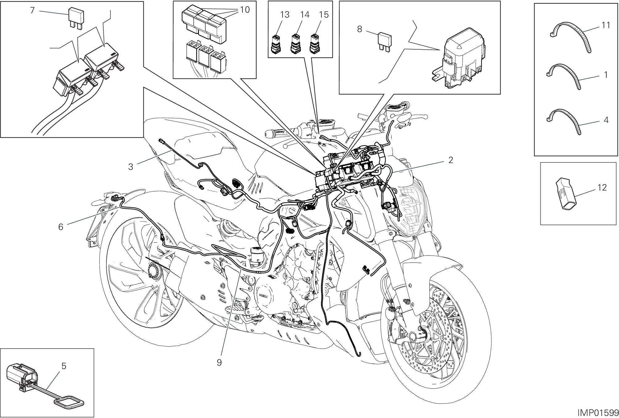 Circuit électrique vehicule