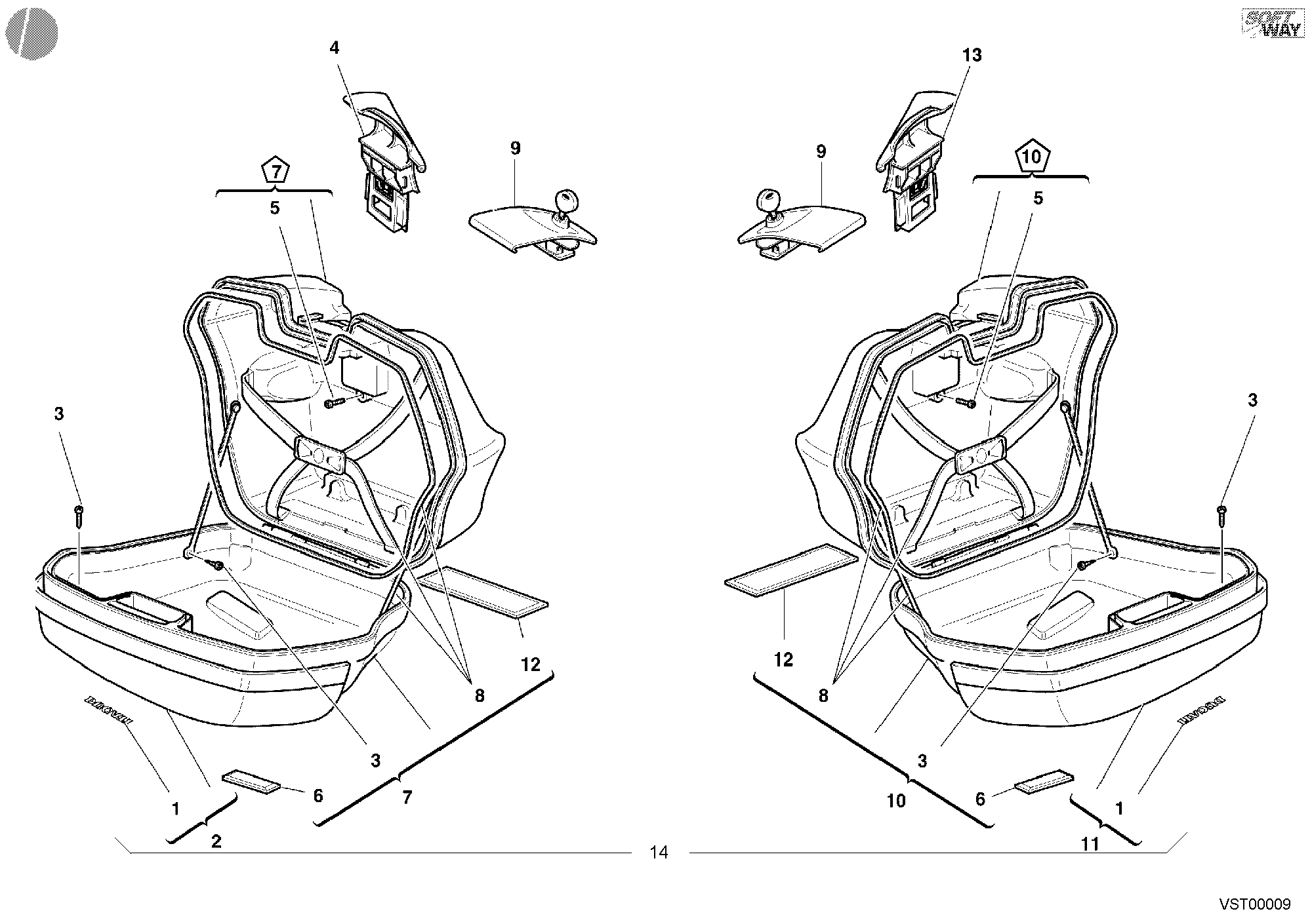 Sacoches latérales