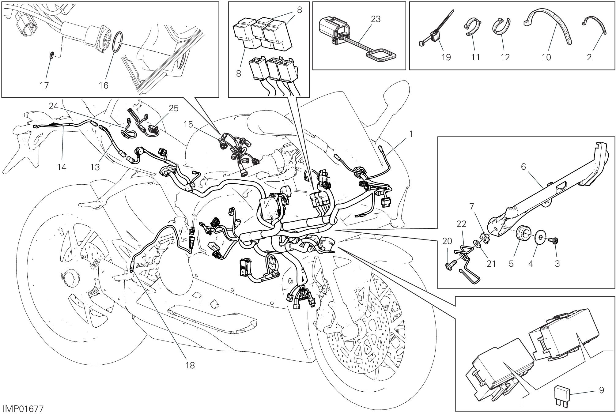 Circuit électrique vehicule
