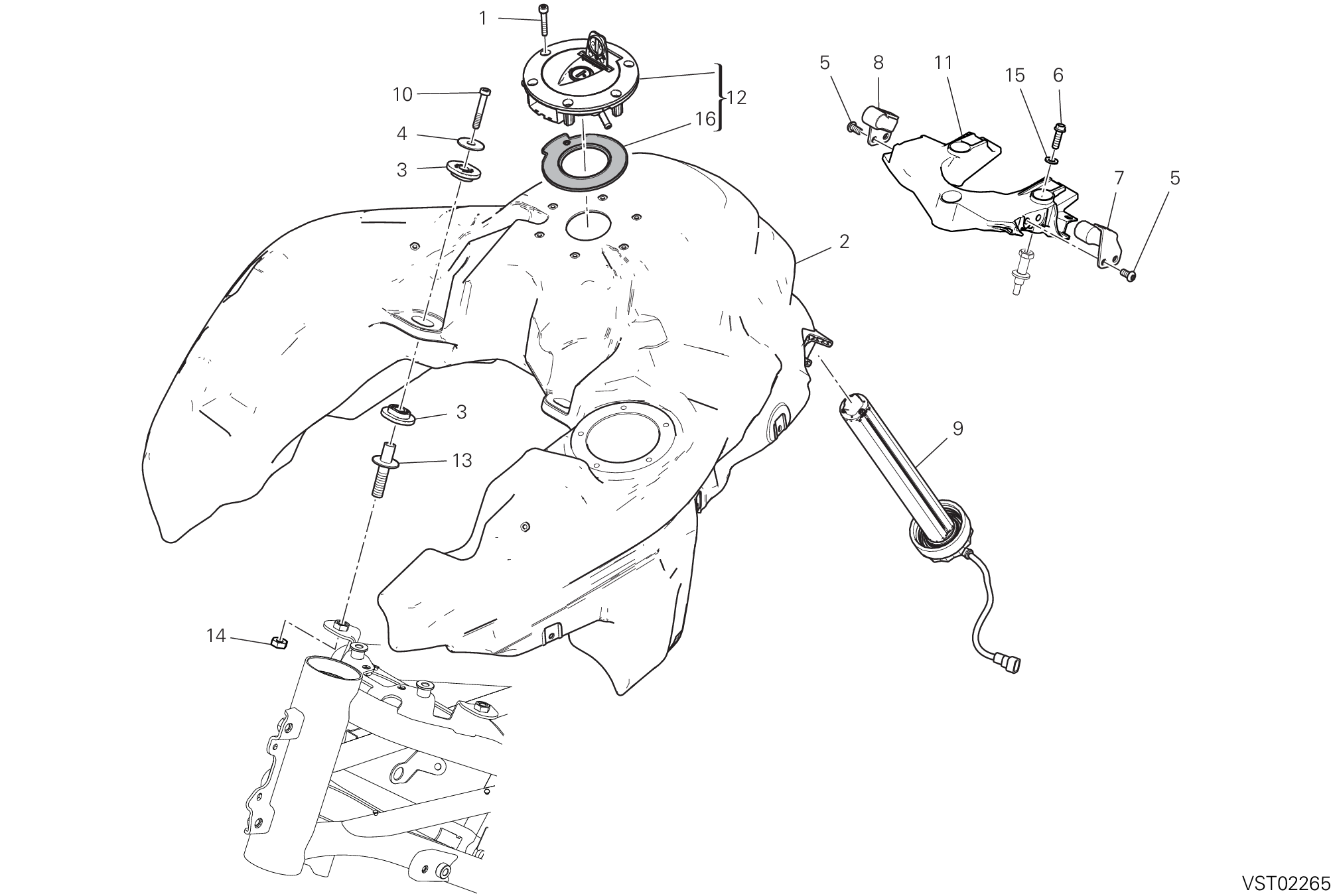 Réservoir carburant