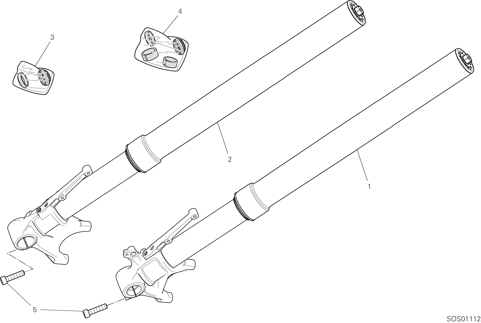 Fourche avant