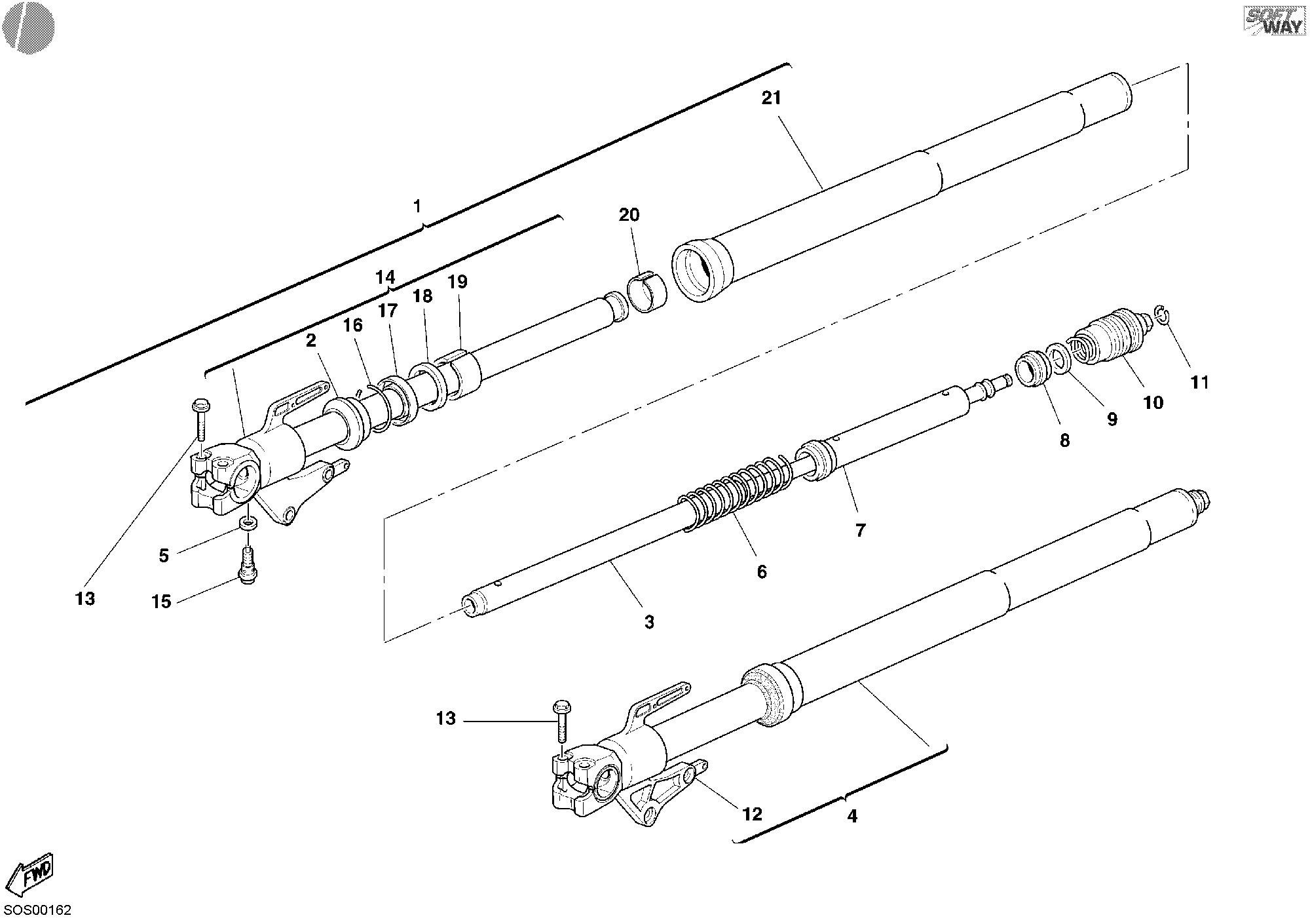 Fourche avant