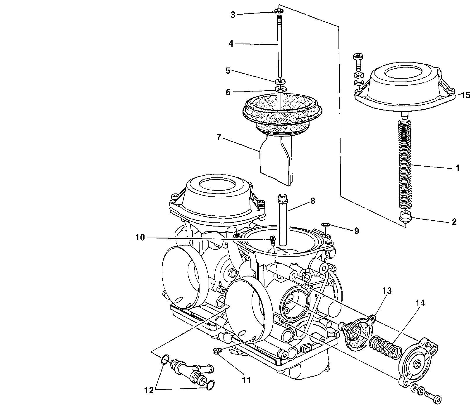Pieces de rechange carburateur