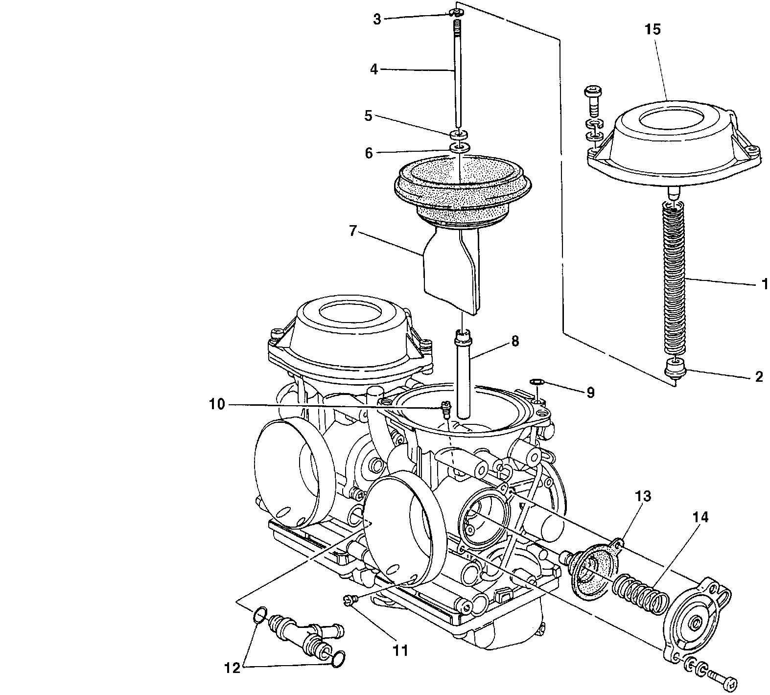 Pieces de rechange carburateur