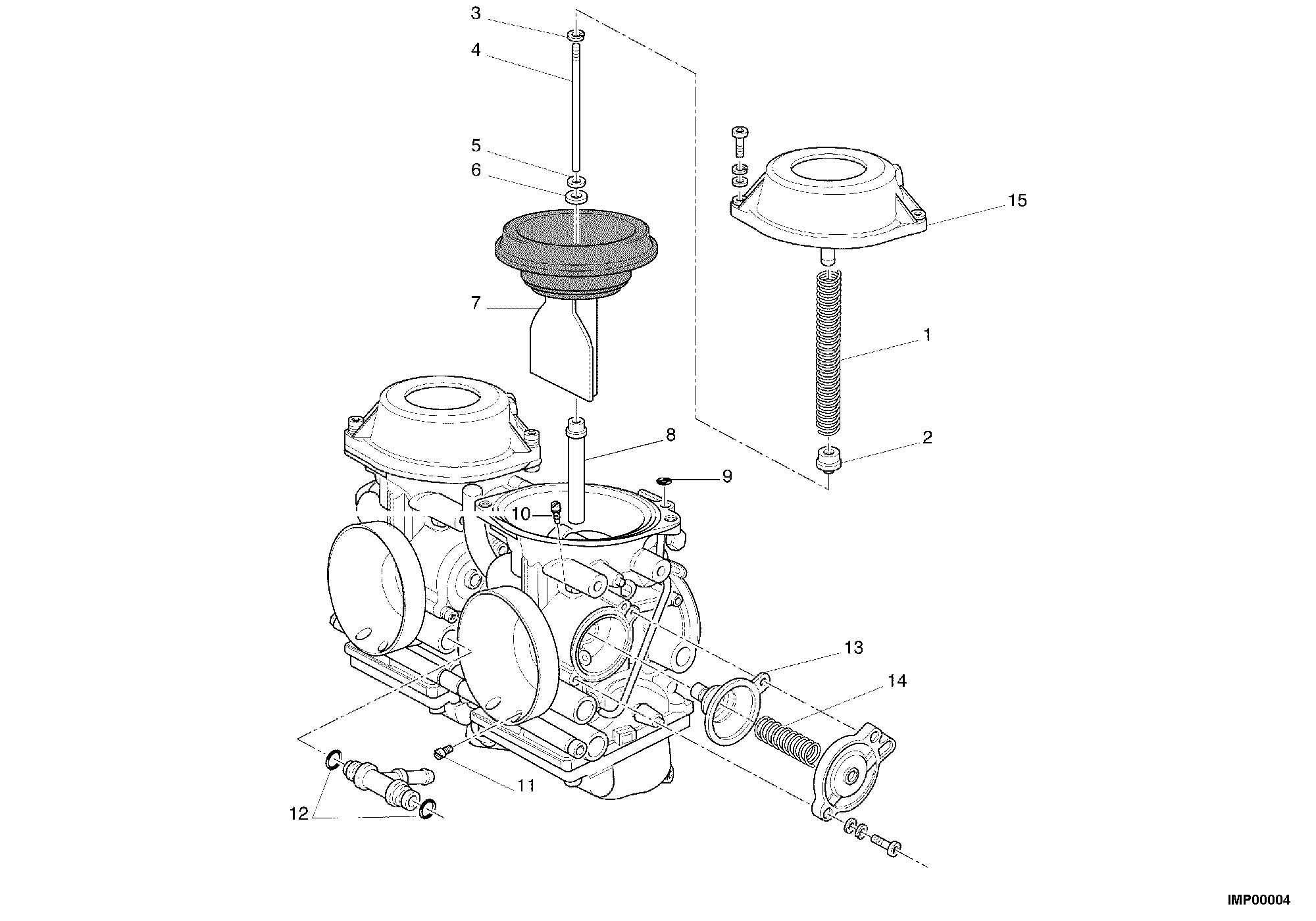 Pieces de rechange carburateur