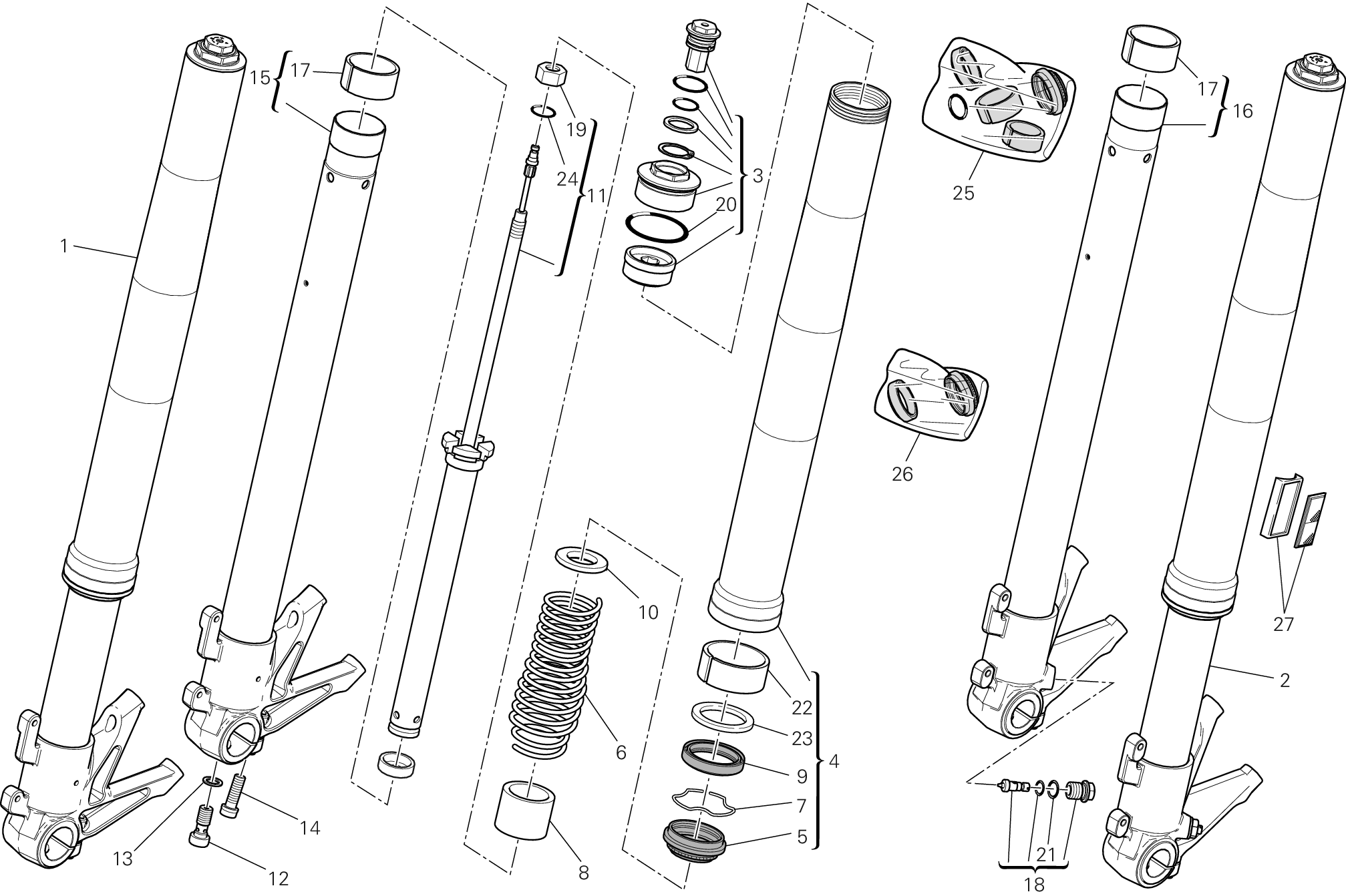 Fourche avant