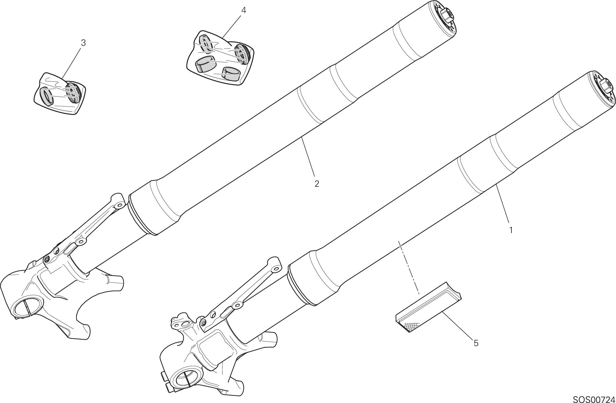 Fourche avant