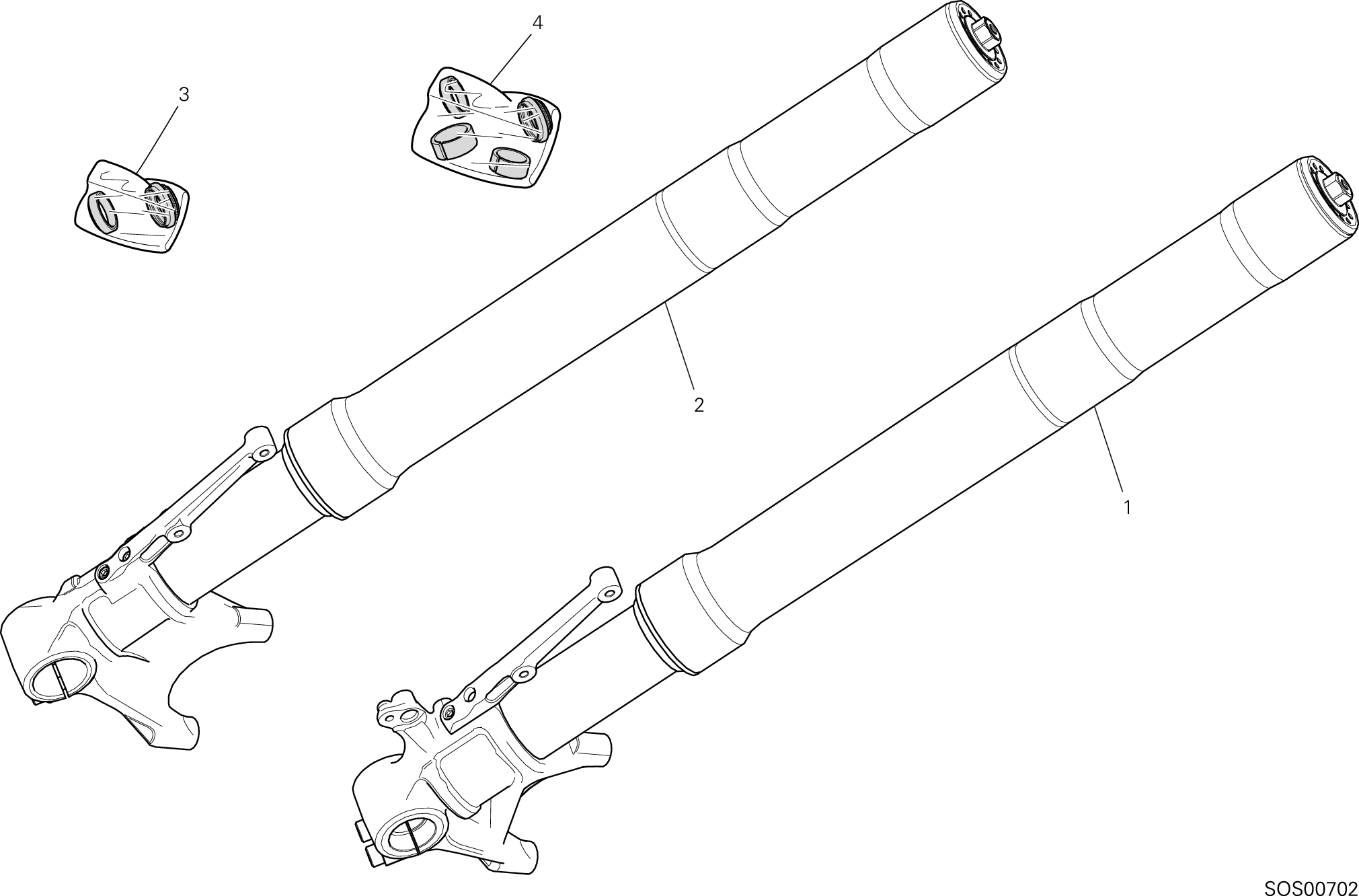 Fourche avant